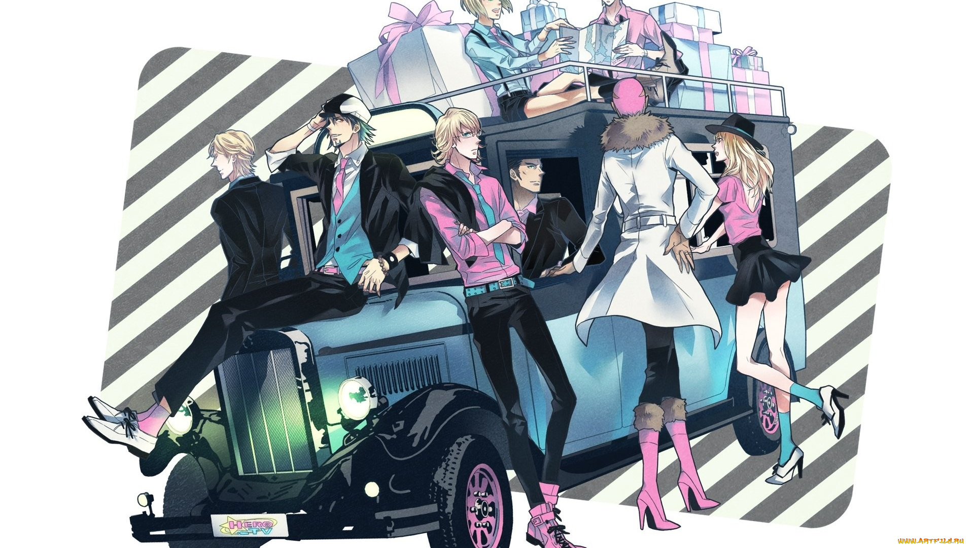 аниме, tiger, and, bunny, tiger, and, bunny, арт