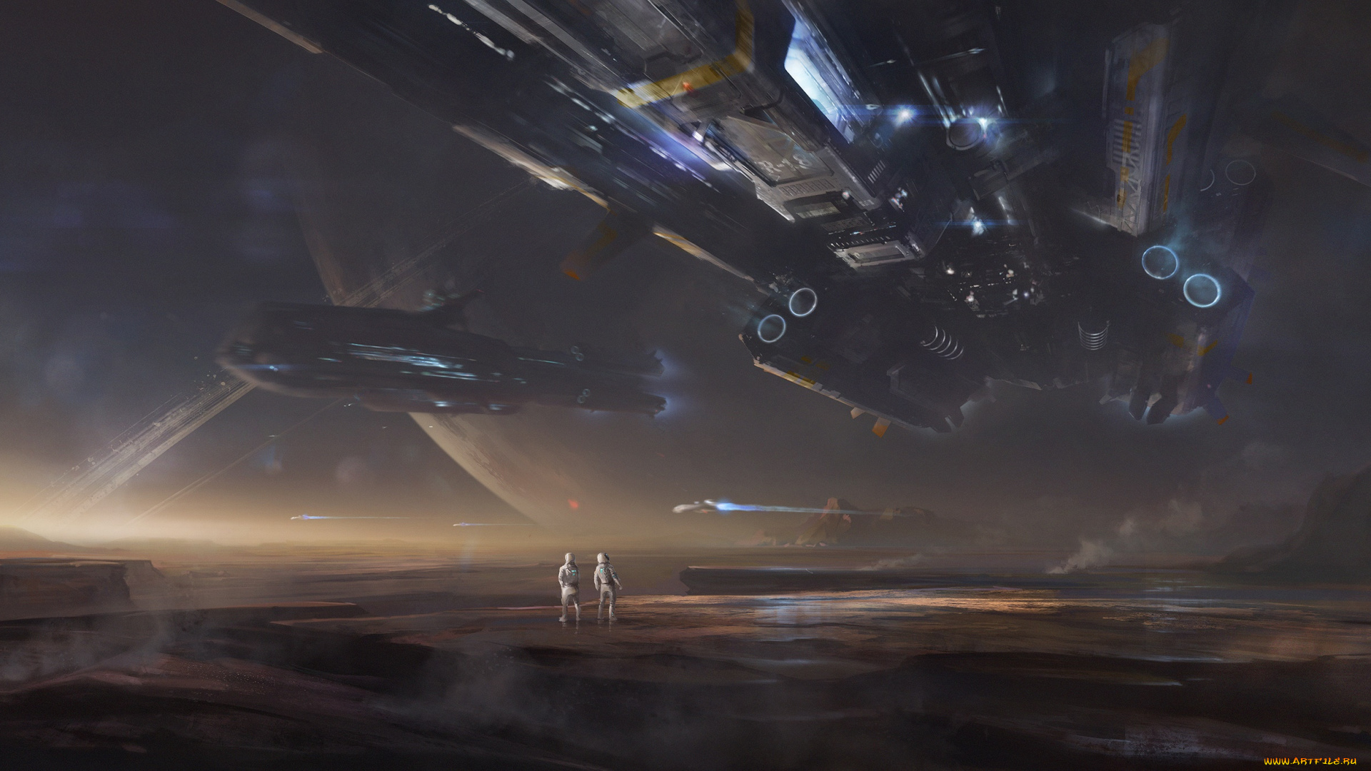 фэнтези, космические, корабли, , звездолеты, , станции, космические, корабли, полет, вселенная, планета