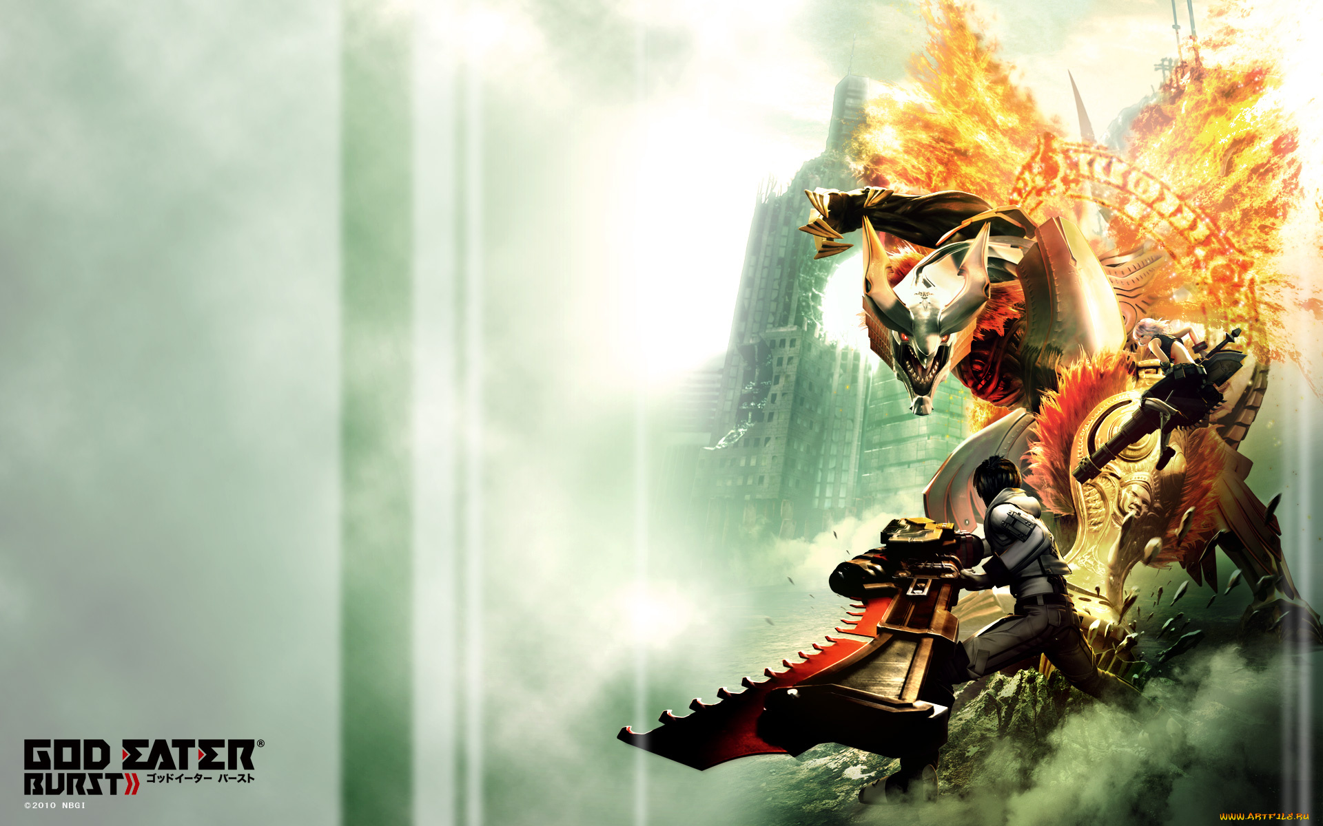 аниме, god, eater, монстр