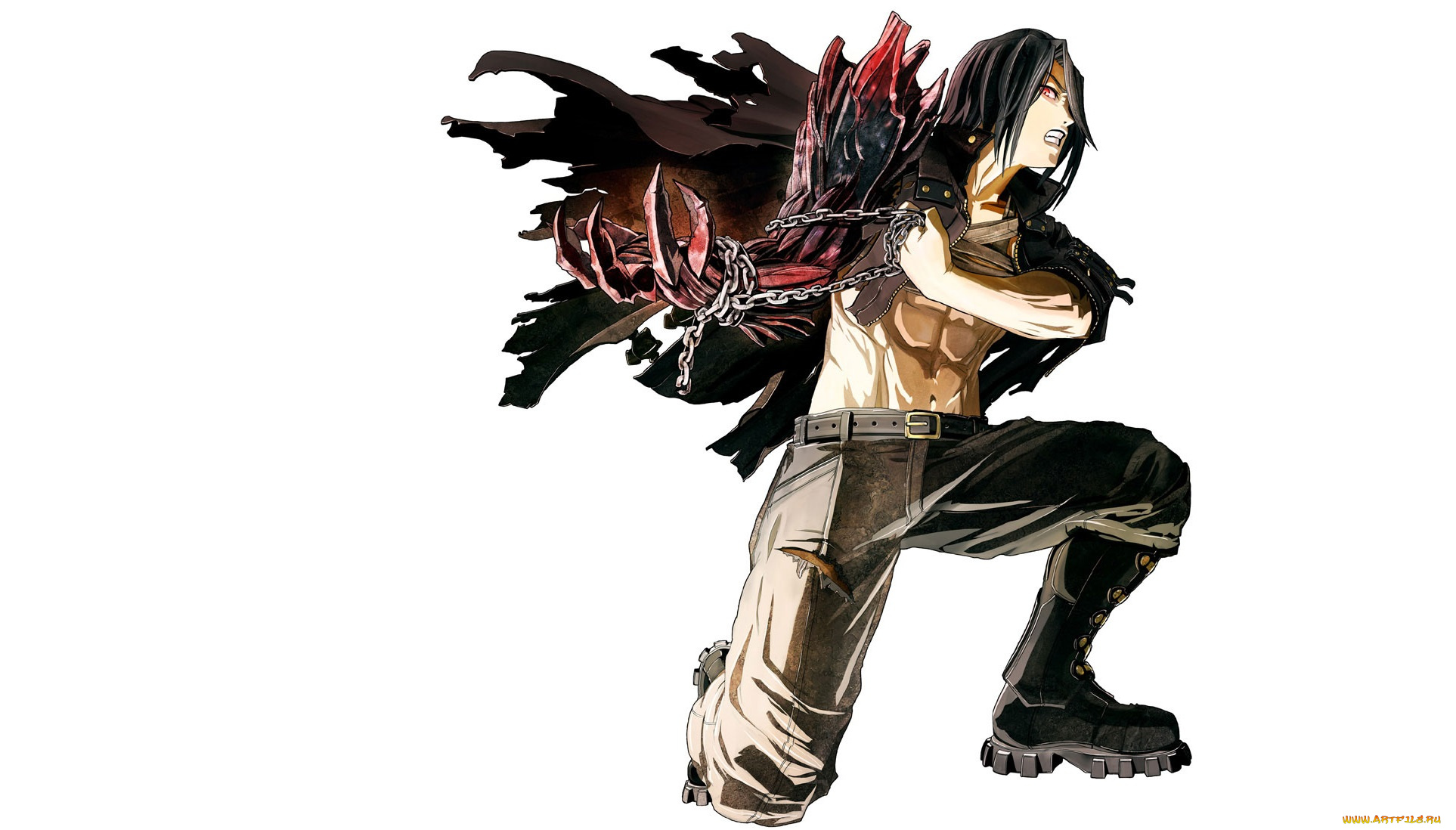 аниме, god, eater, парень