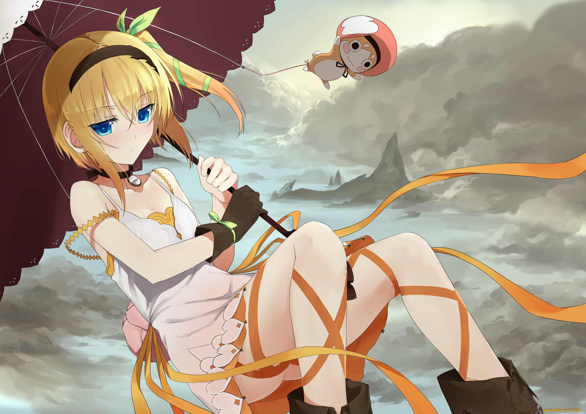 tales, of, zestiria, аниме, фон, взгляд, девушка