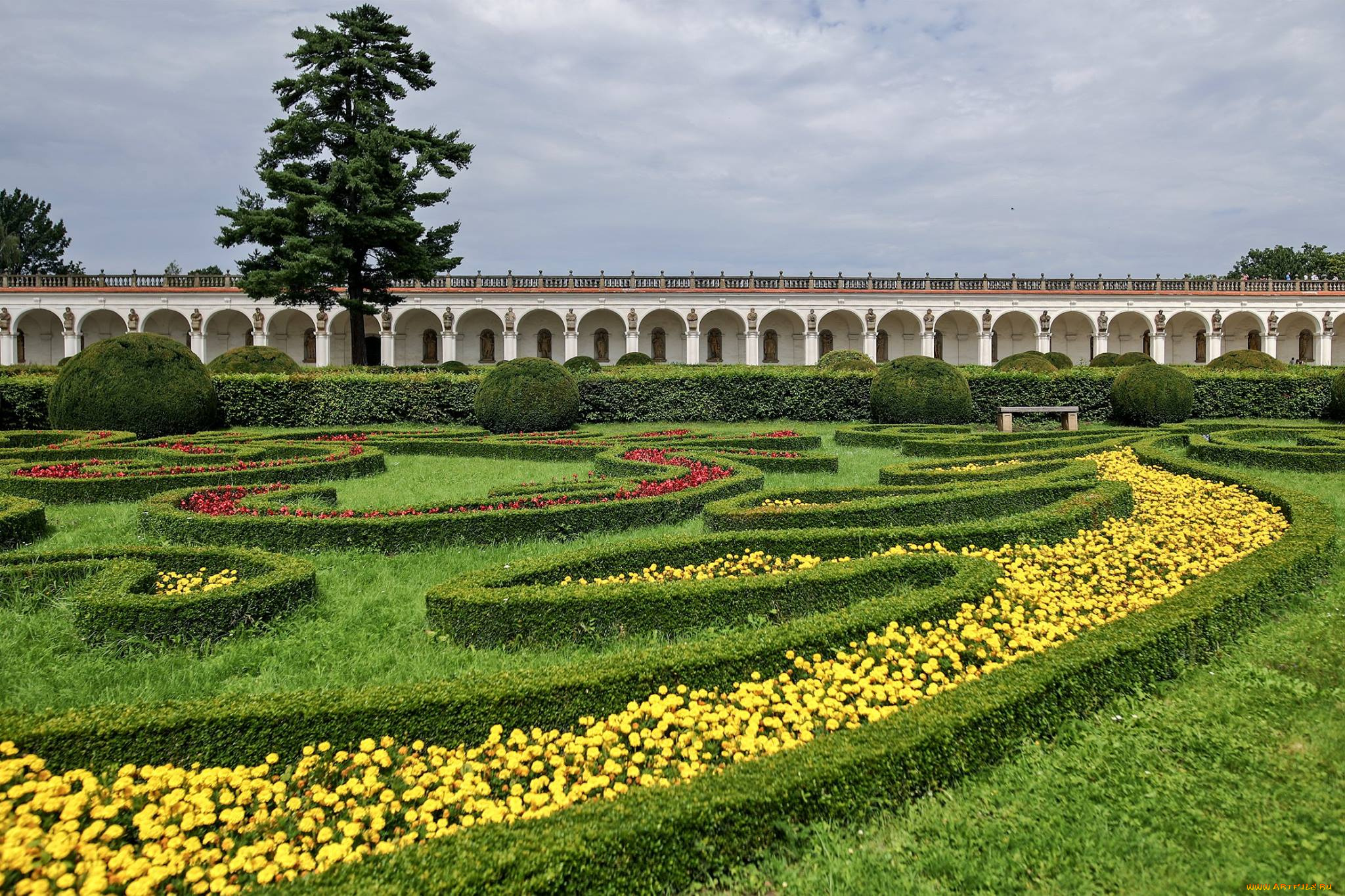 природа, парк, дизайн, ландшафтный