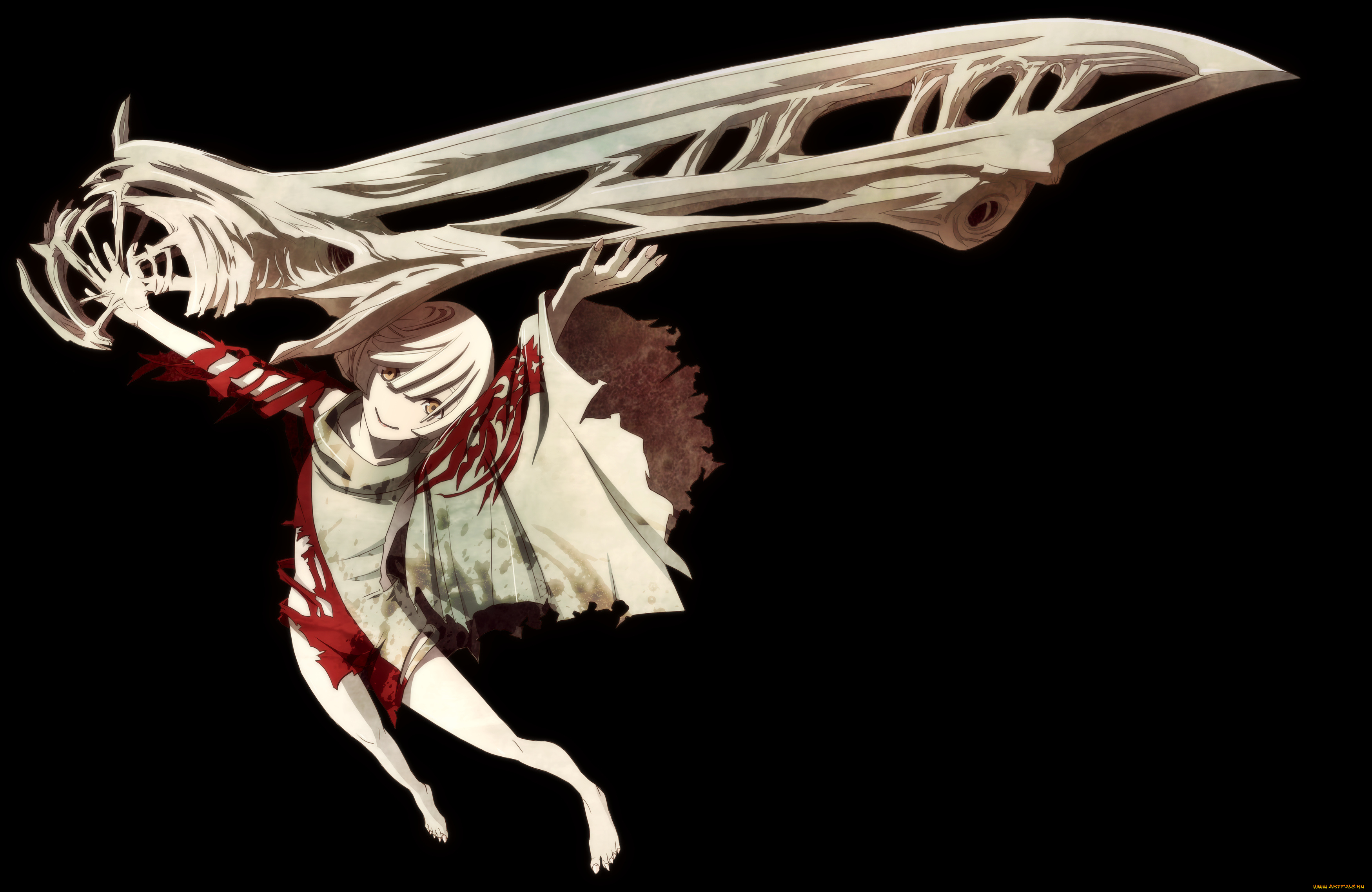 аниме, god, eater, оружие