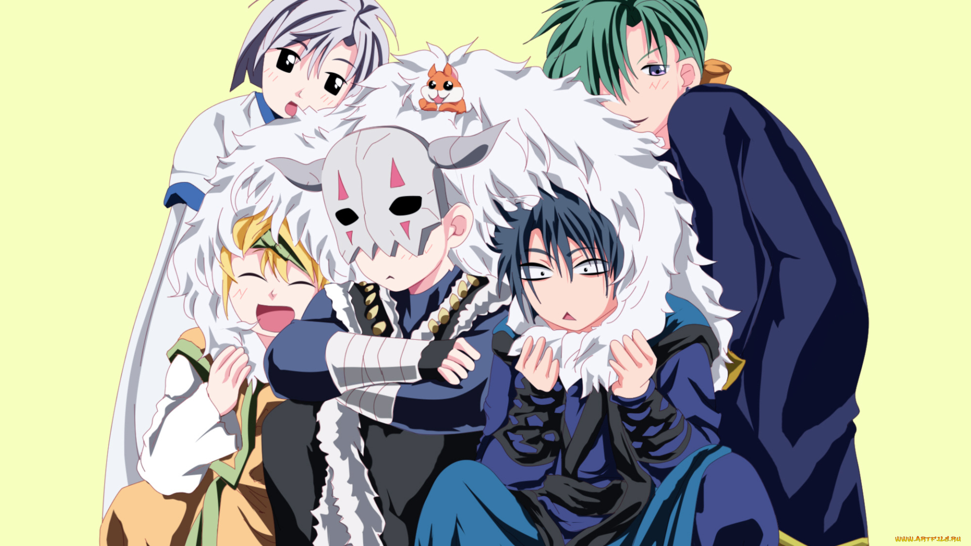 аниме, akatsuki, no, yona, парни