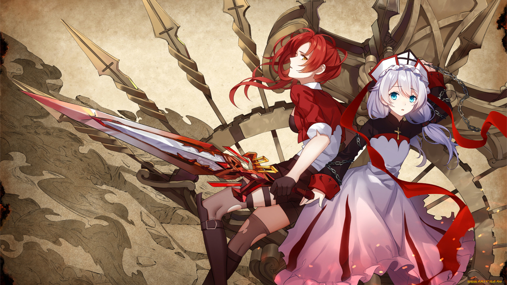 аниме, benghuai, xueyuan, девушки