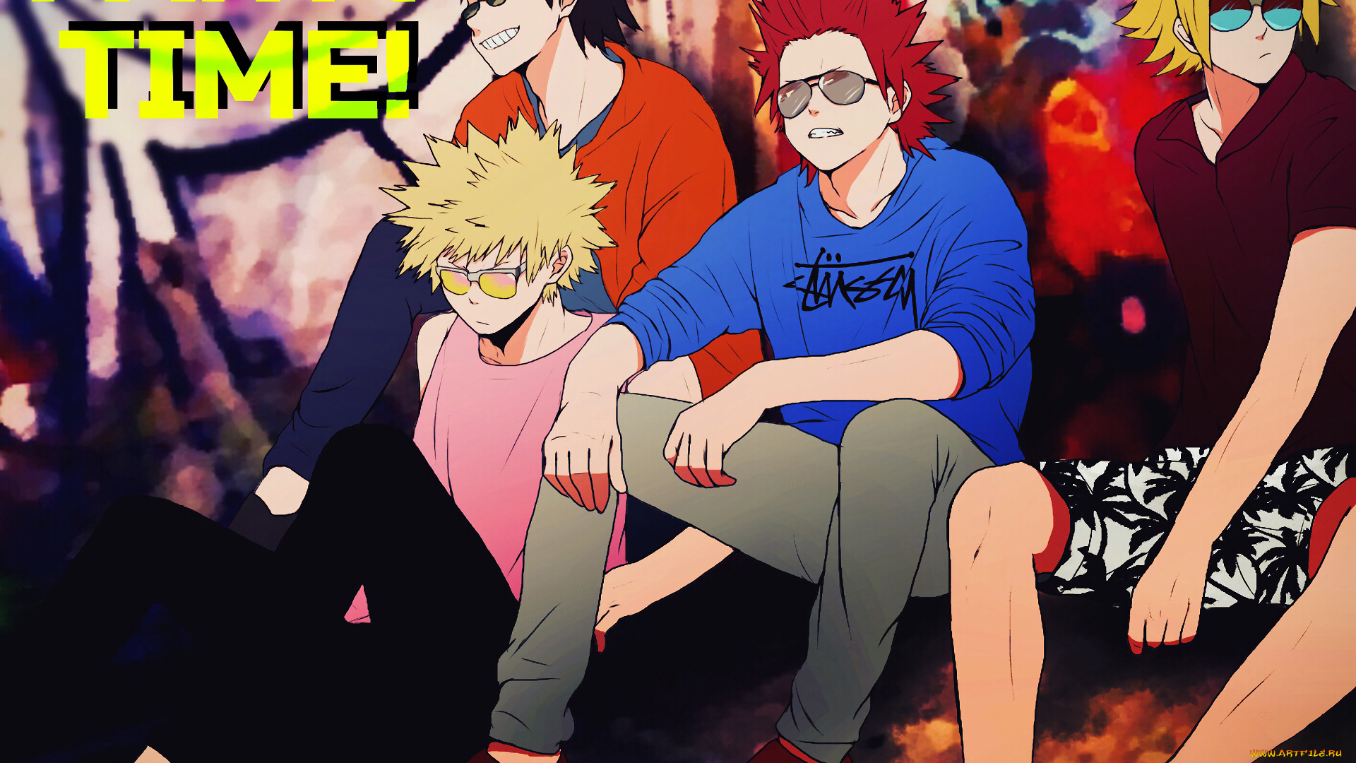 аниме, boku, no, hero, academia, моя, геройская, академия