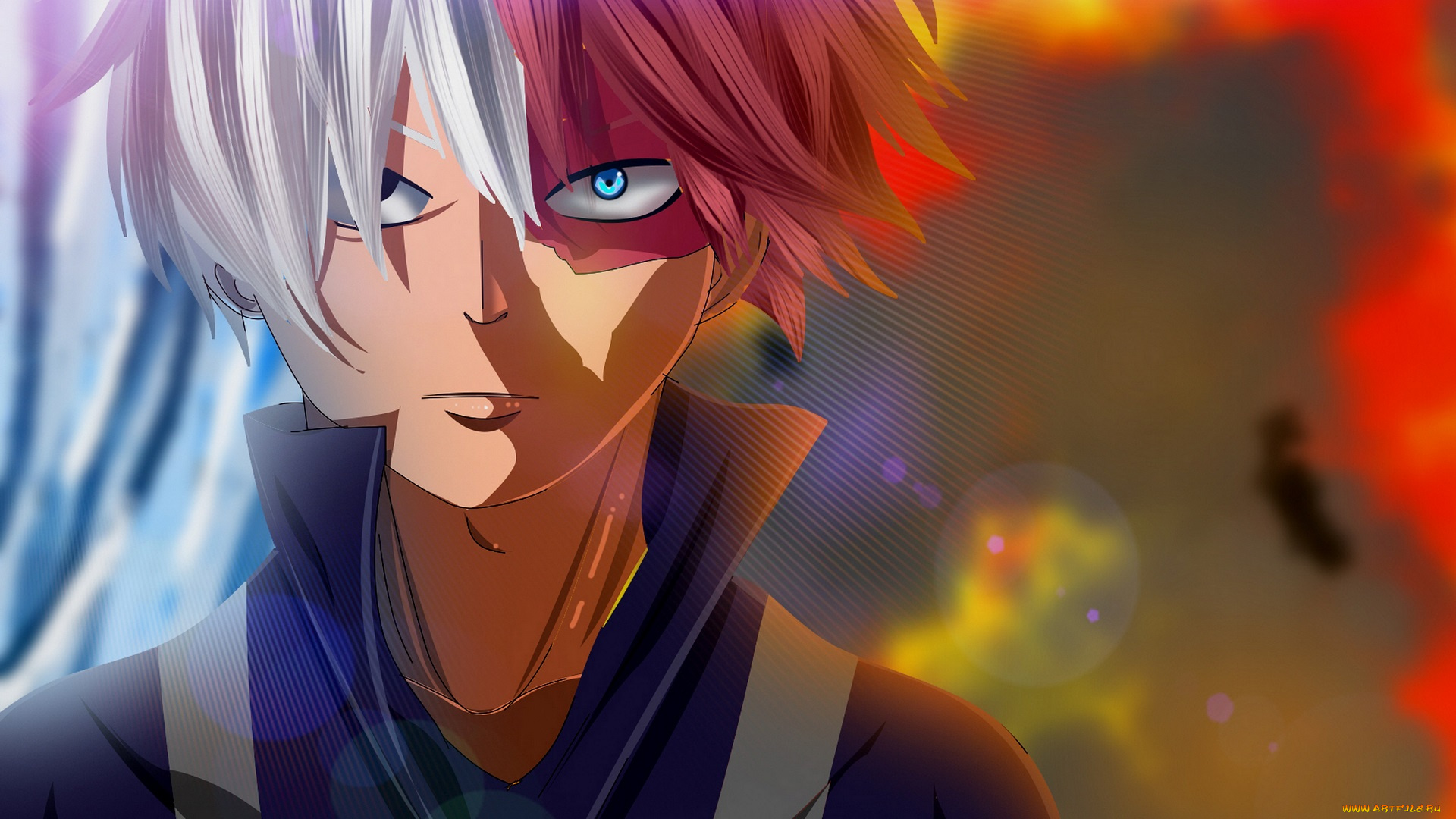 аниме, boku, no, hero, academia, шото