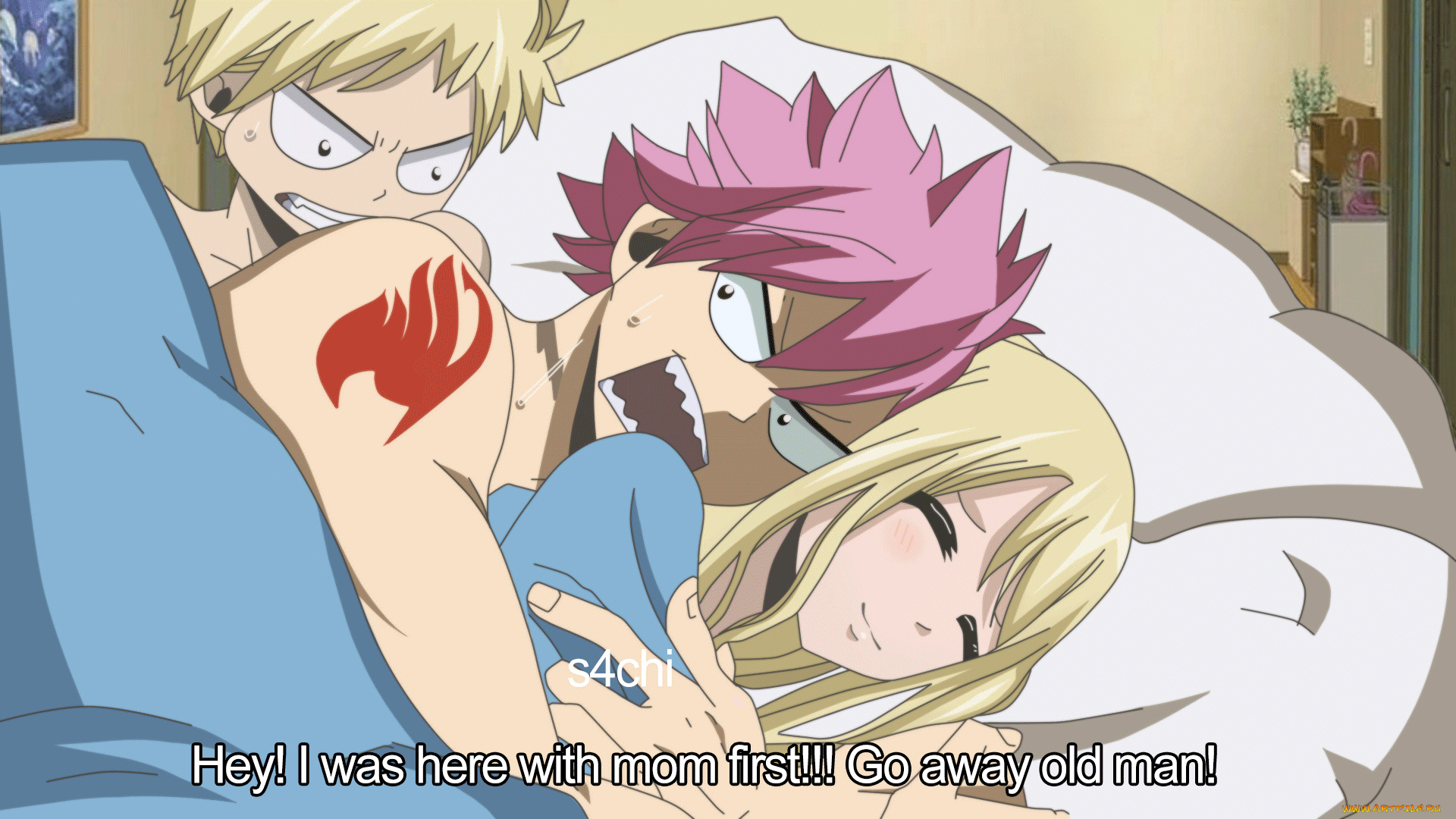 аниме, fairy, tail, хвост, феи