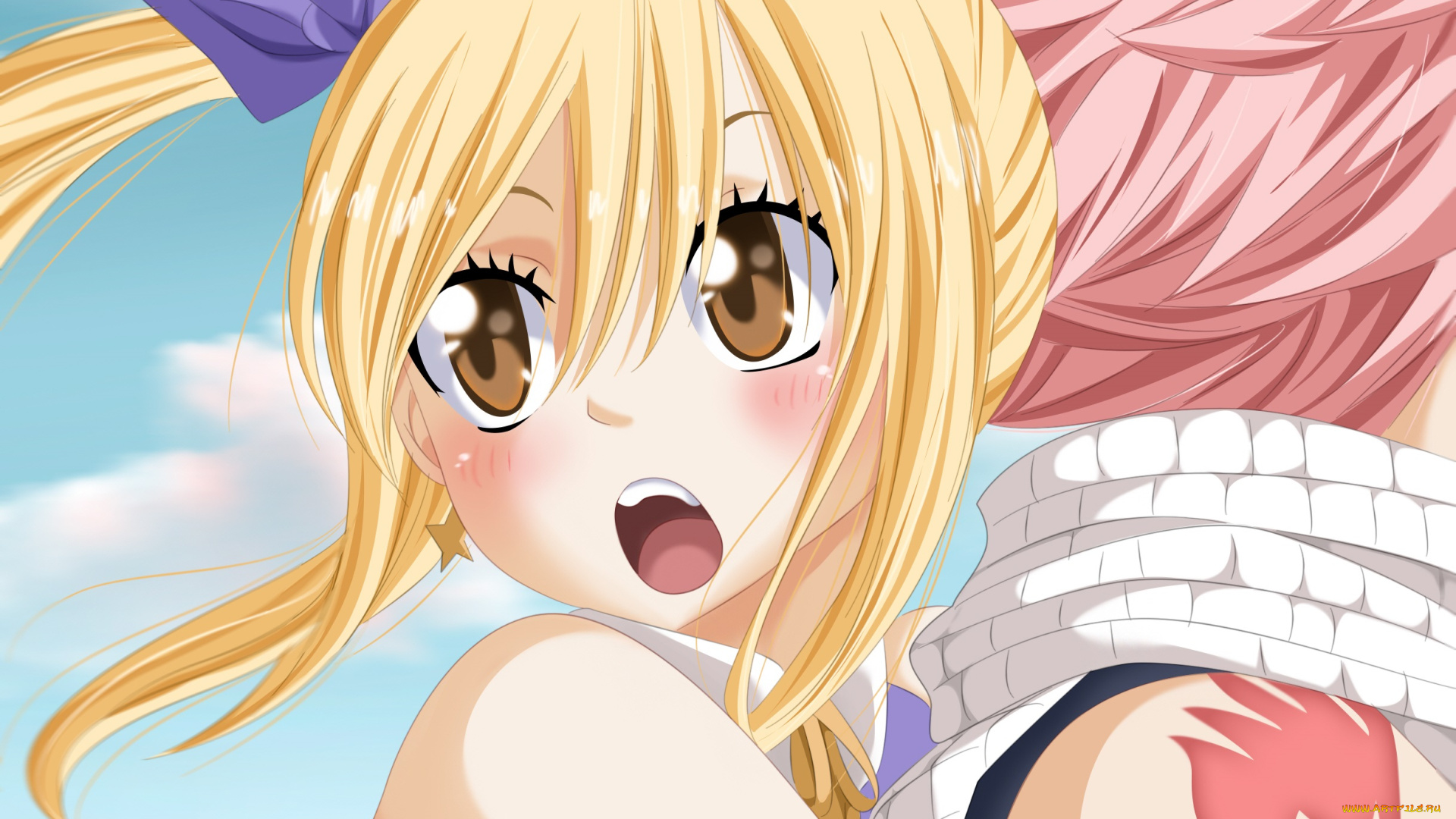 аниме, fairy, tail, хвост, феи