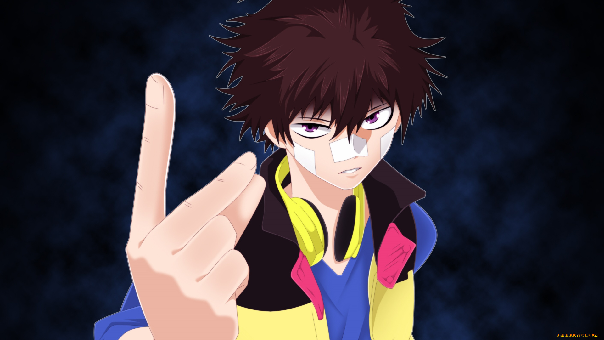 аниме, hamatora, парень