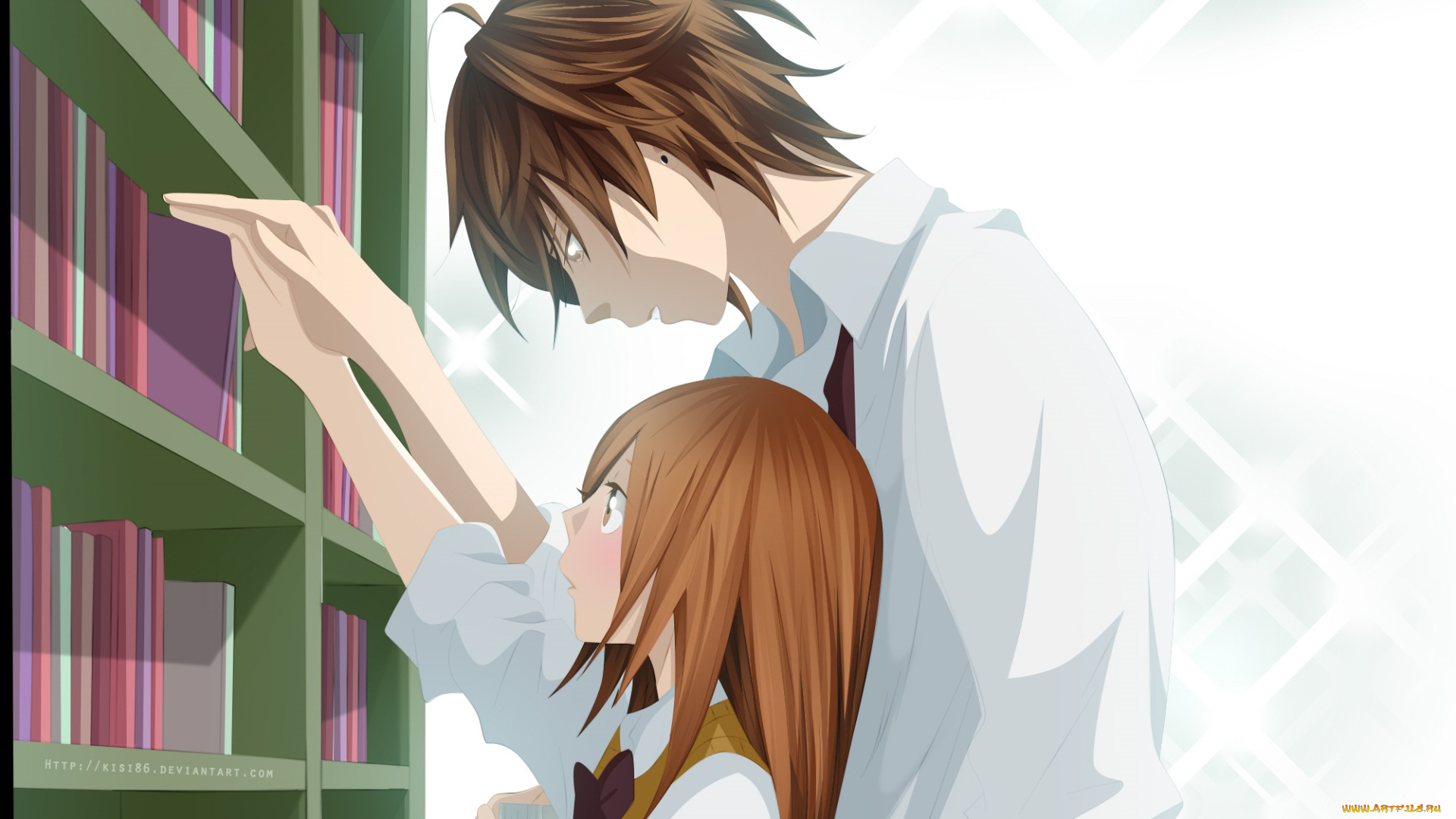 аниме, namaikizakari, двое