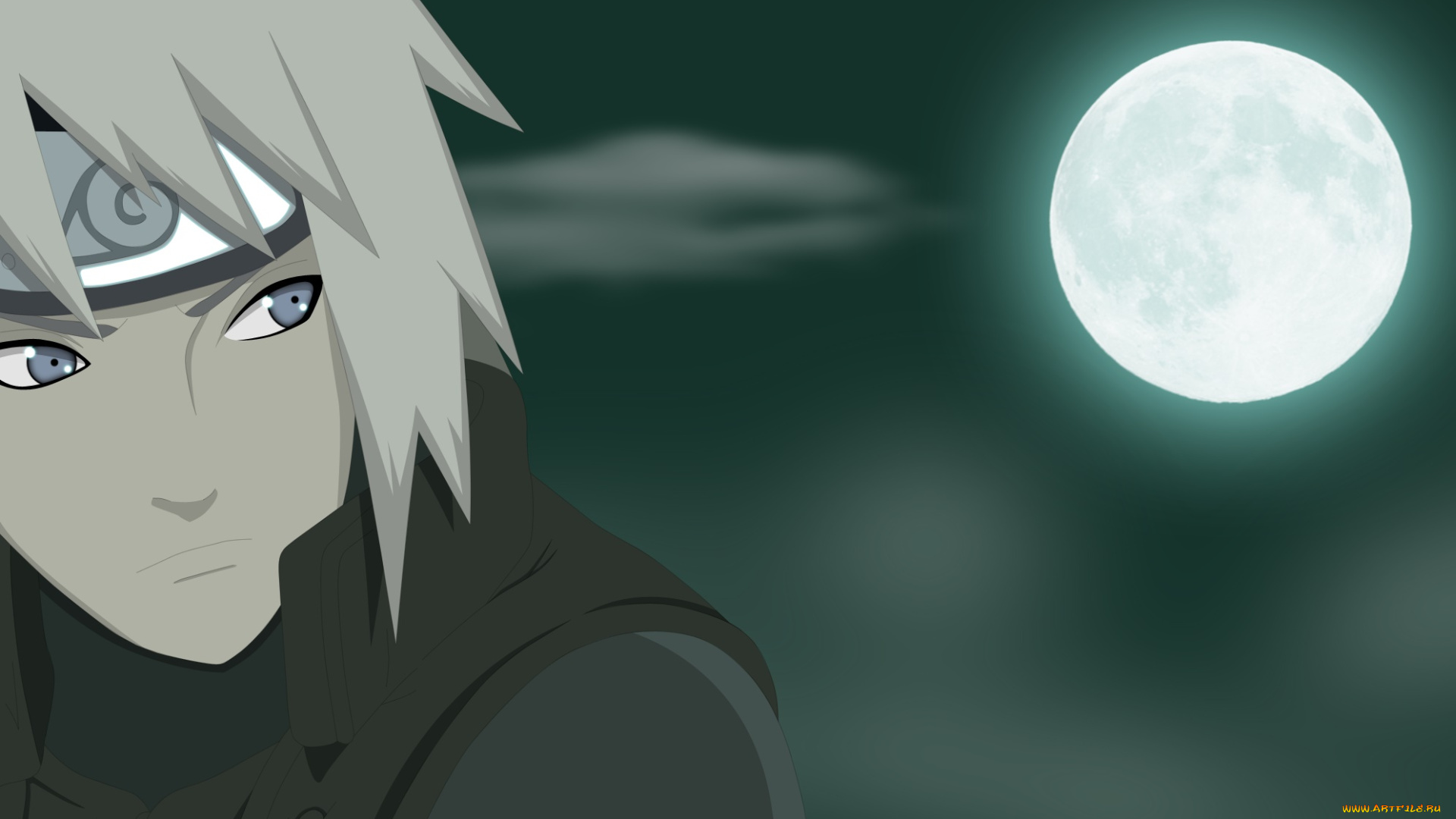 аниме, naruto, взгляд, фон, парень