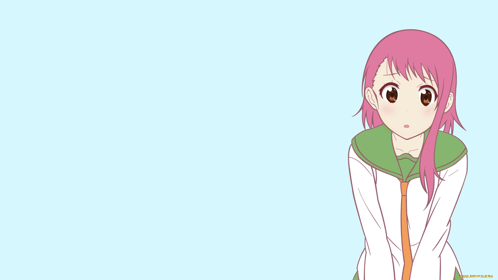 аниме, nisekoi, фон, взгляд, девушка