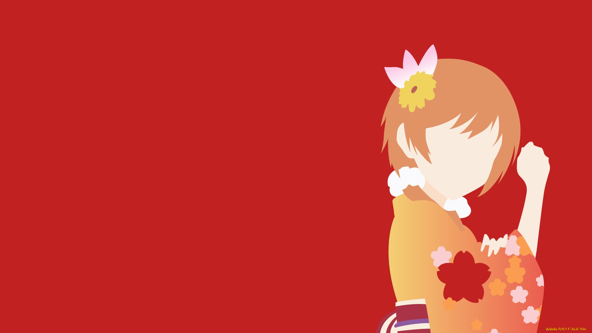 аниме, nisekoi, фон, взгляд, девушка