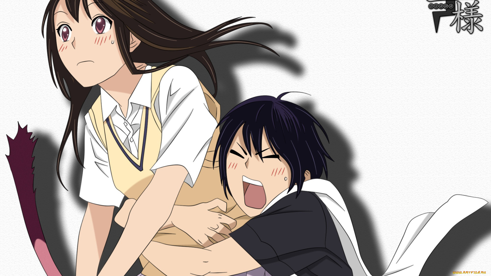 аниме, noragami, хиёри, ято