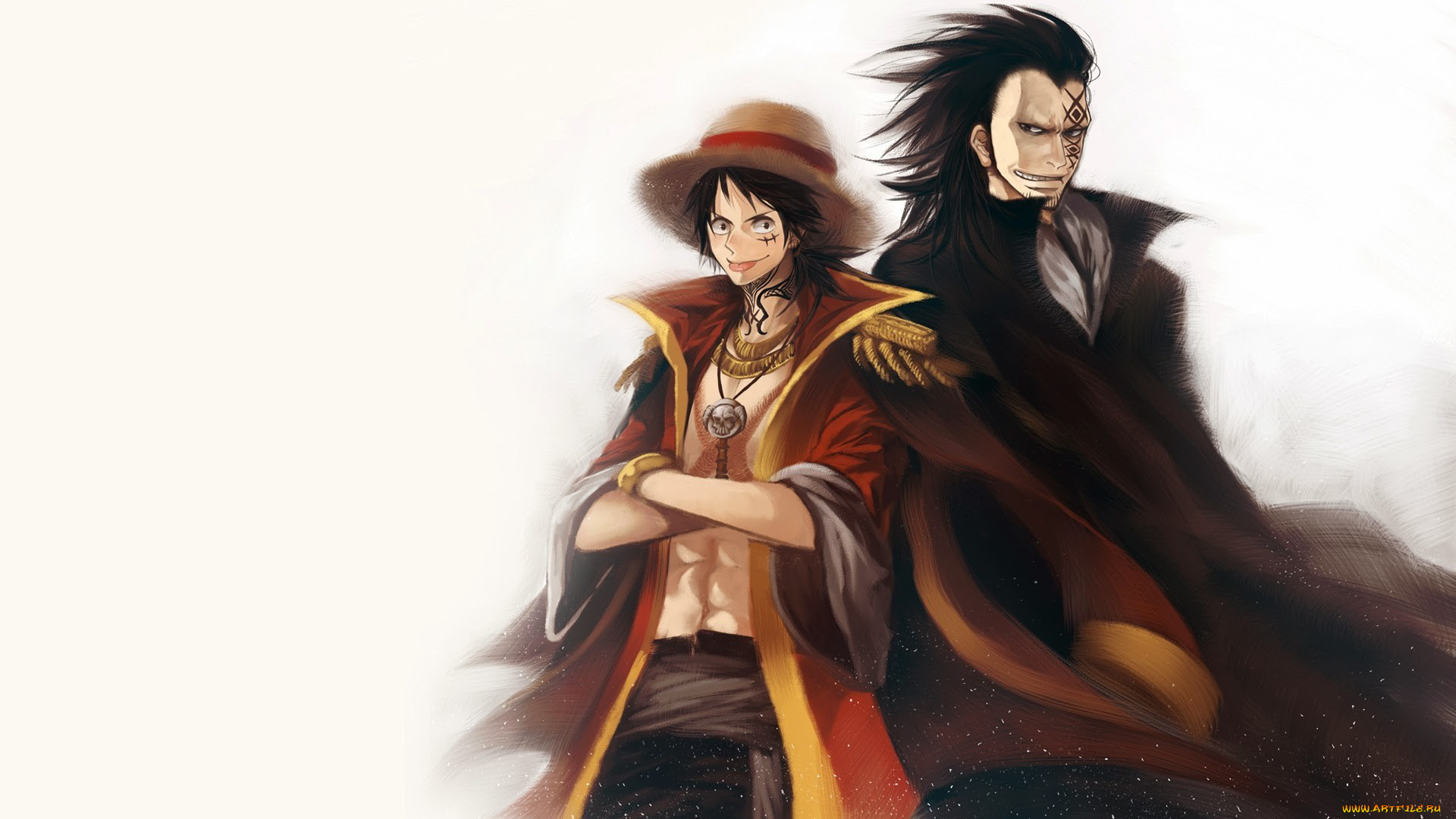 аниме, one, piece, парни