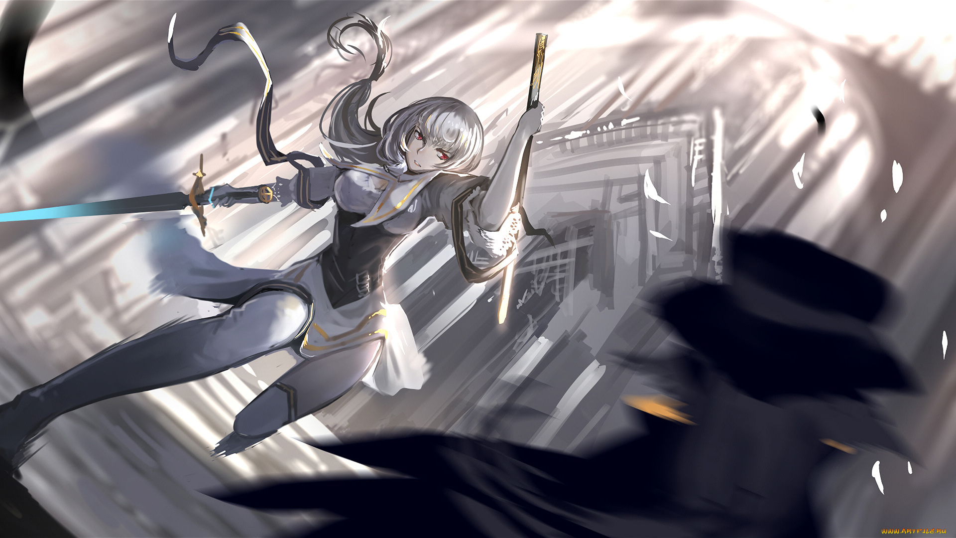 аниме, pixiv, fantasia, девушка