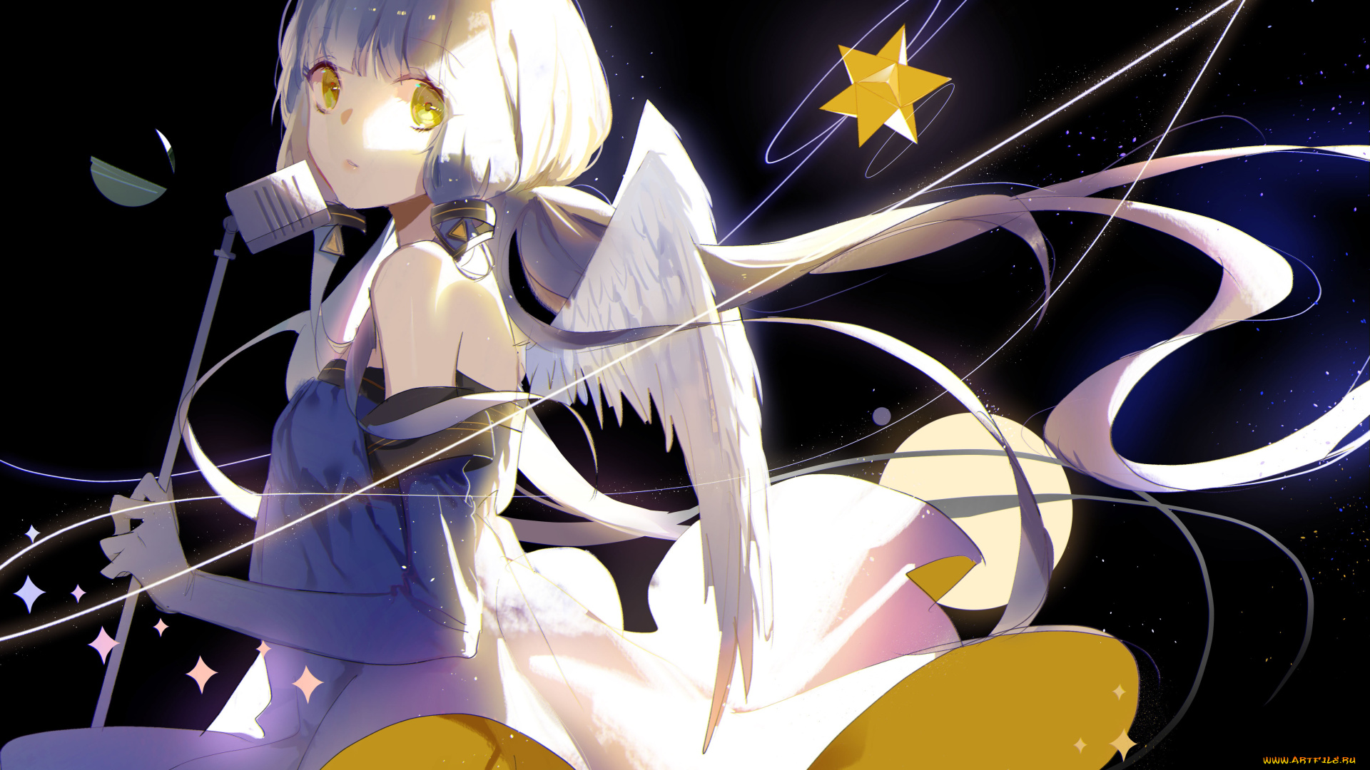 аниме, vocaloid, девушка