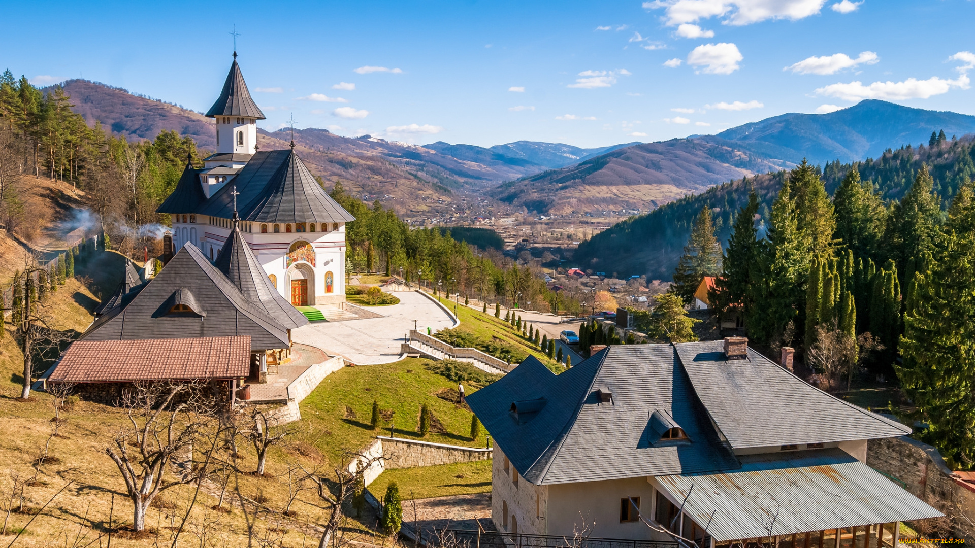 monastery, pangarati, города, -, католические, соборы, , костелы, , аббатства, панорама