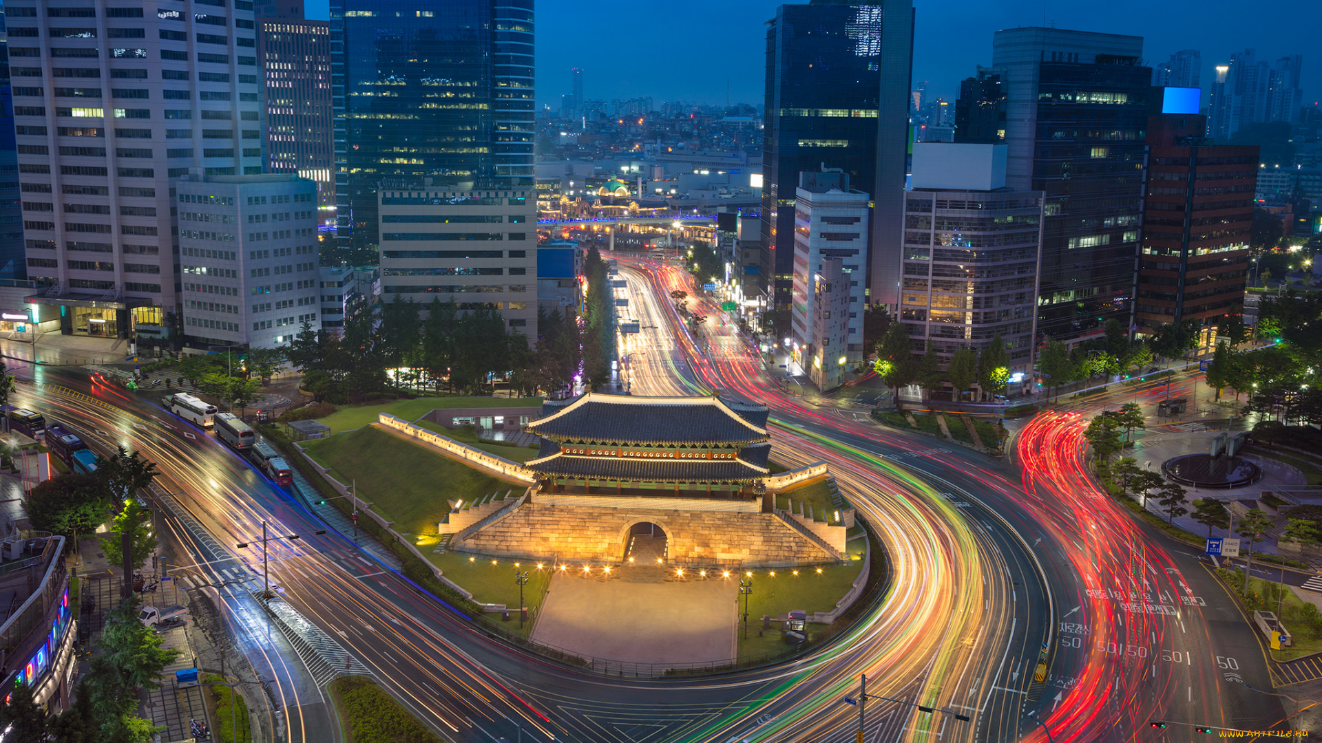 seoul, города, сеул, , южная, корея, панорама