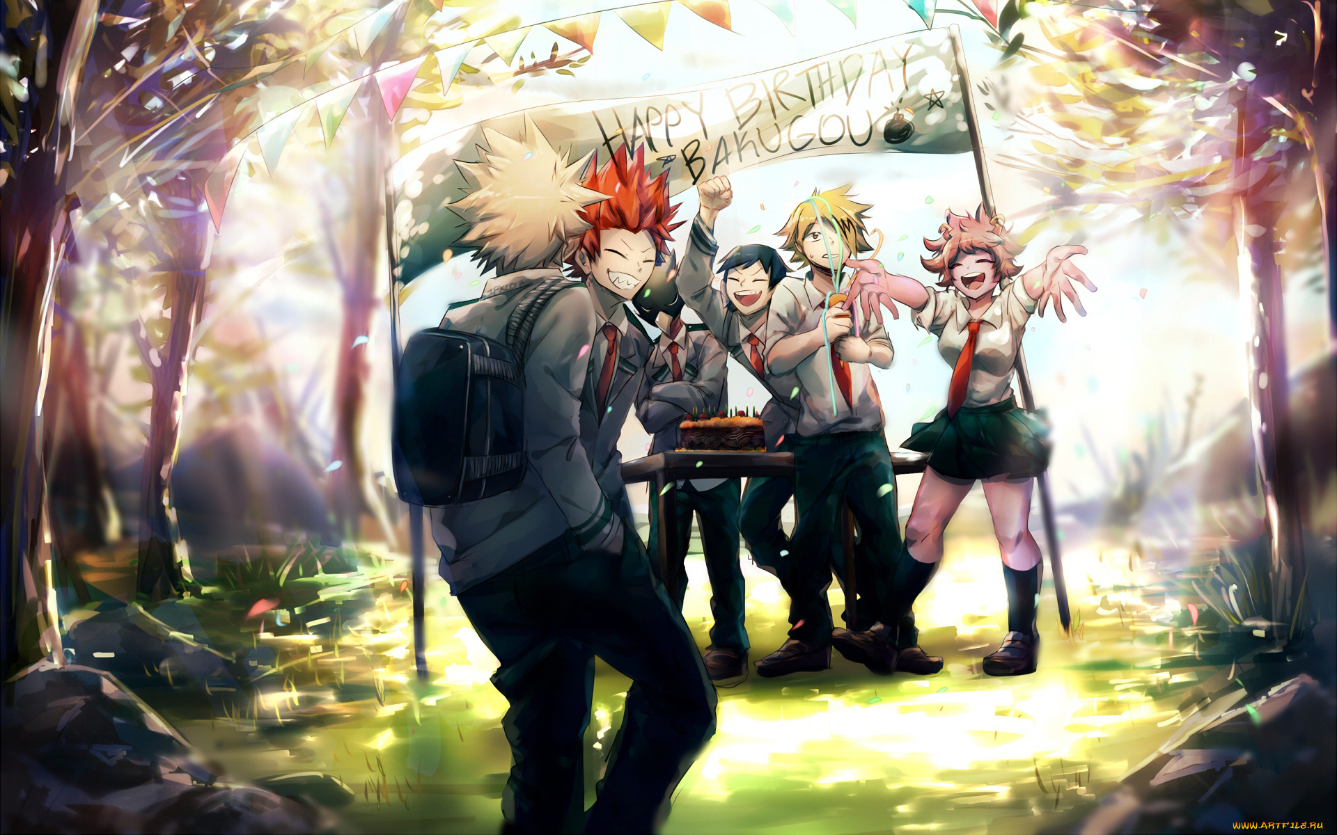 аниме, boku, no, hero, academia, моя, геройская, академия