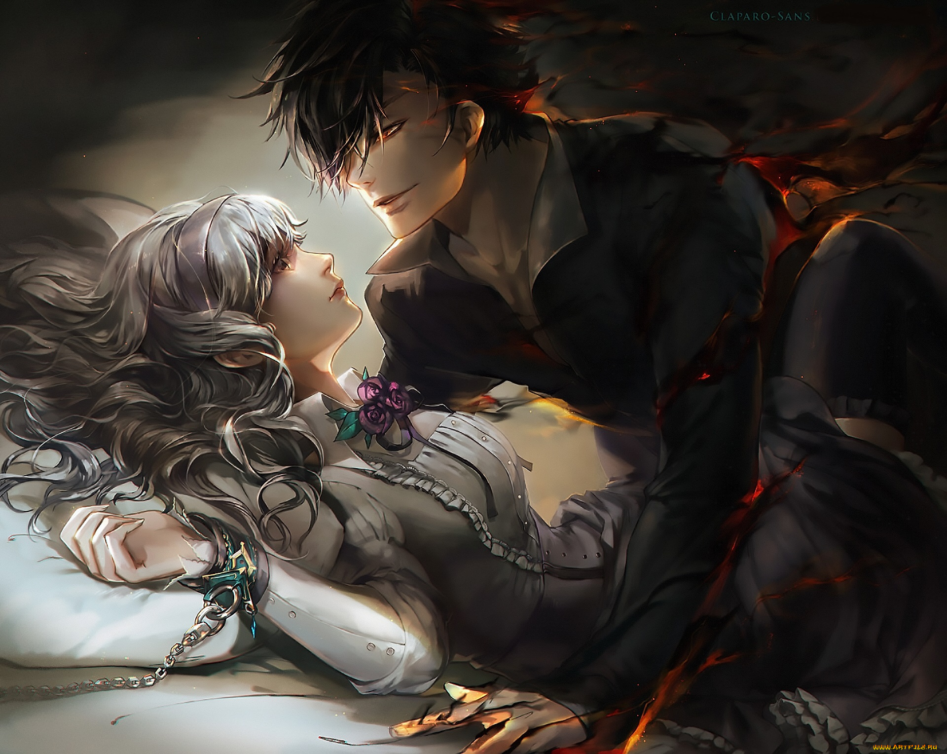 фэнтези, демоны, девушка, демон