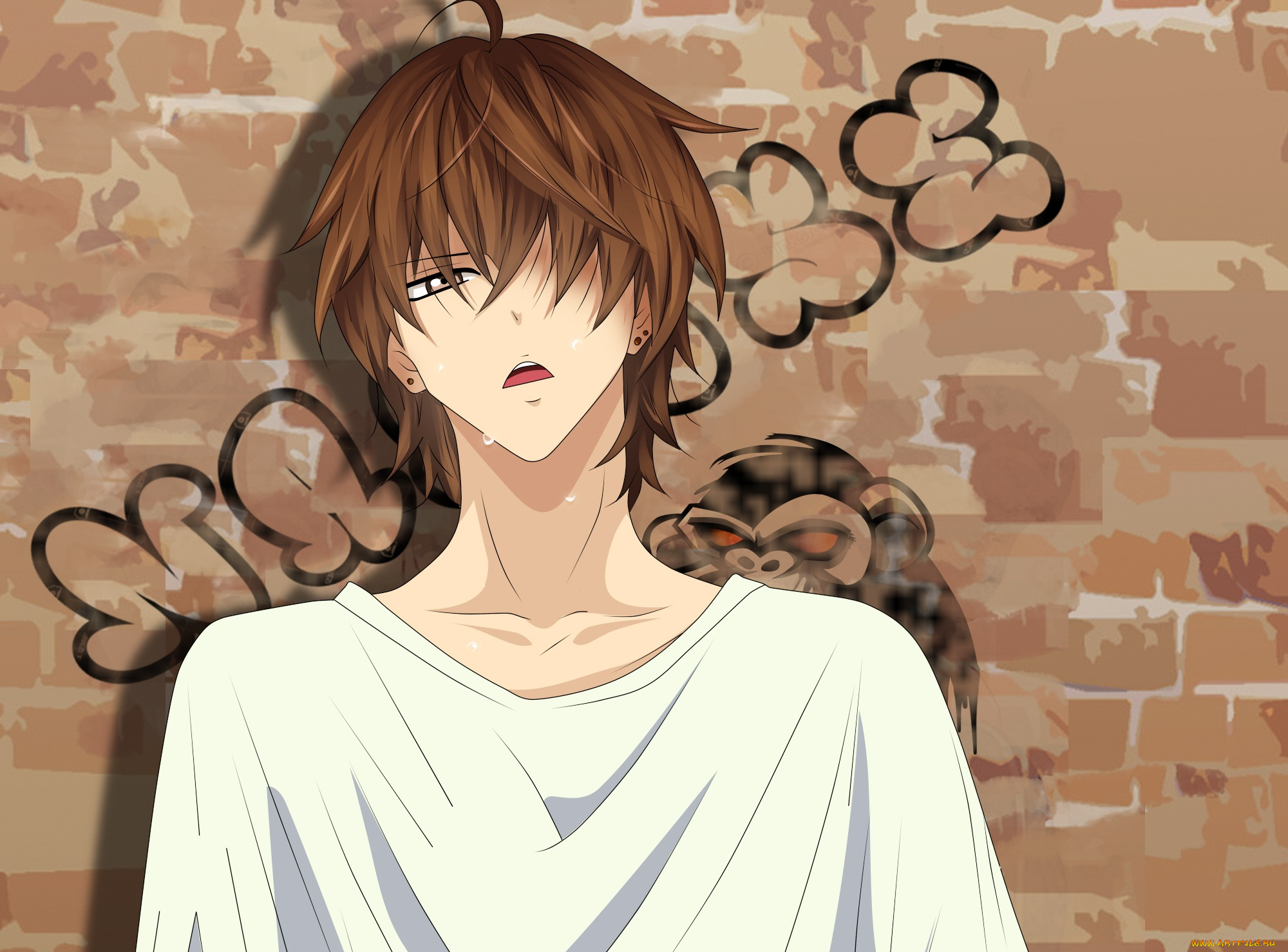 аниме, namaikizakari, парень