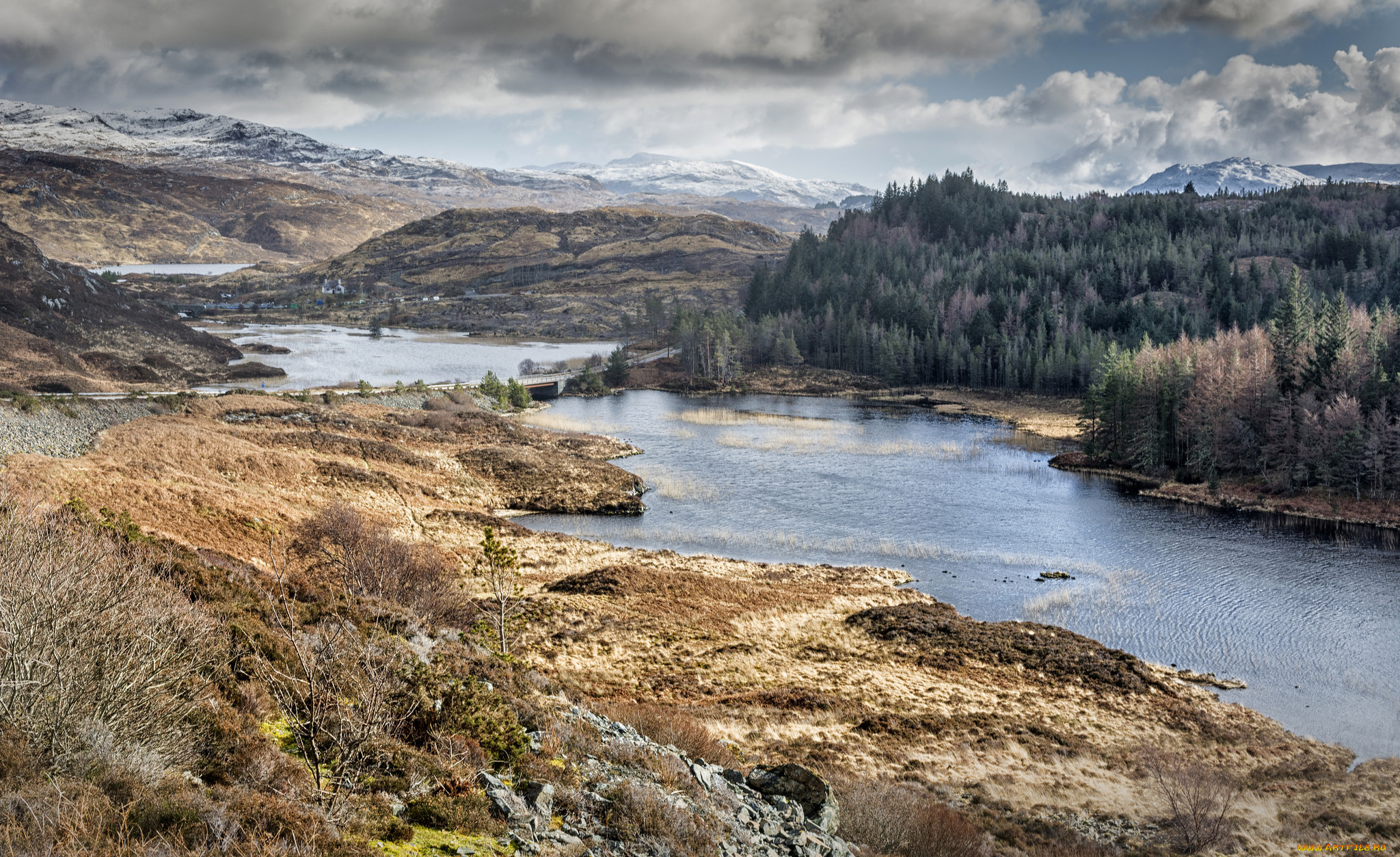 природа, реки, озера, простор