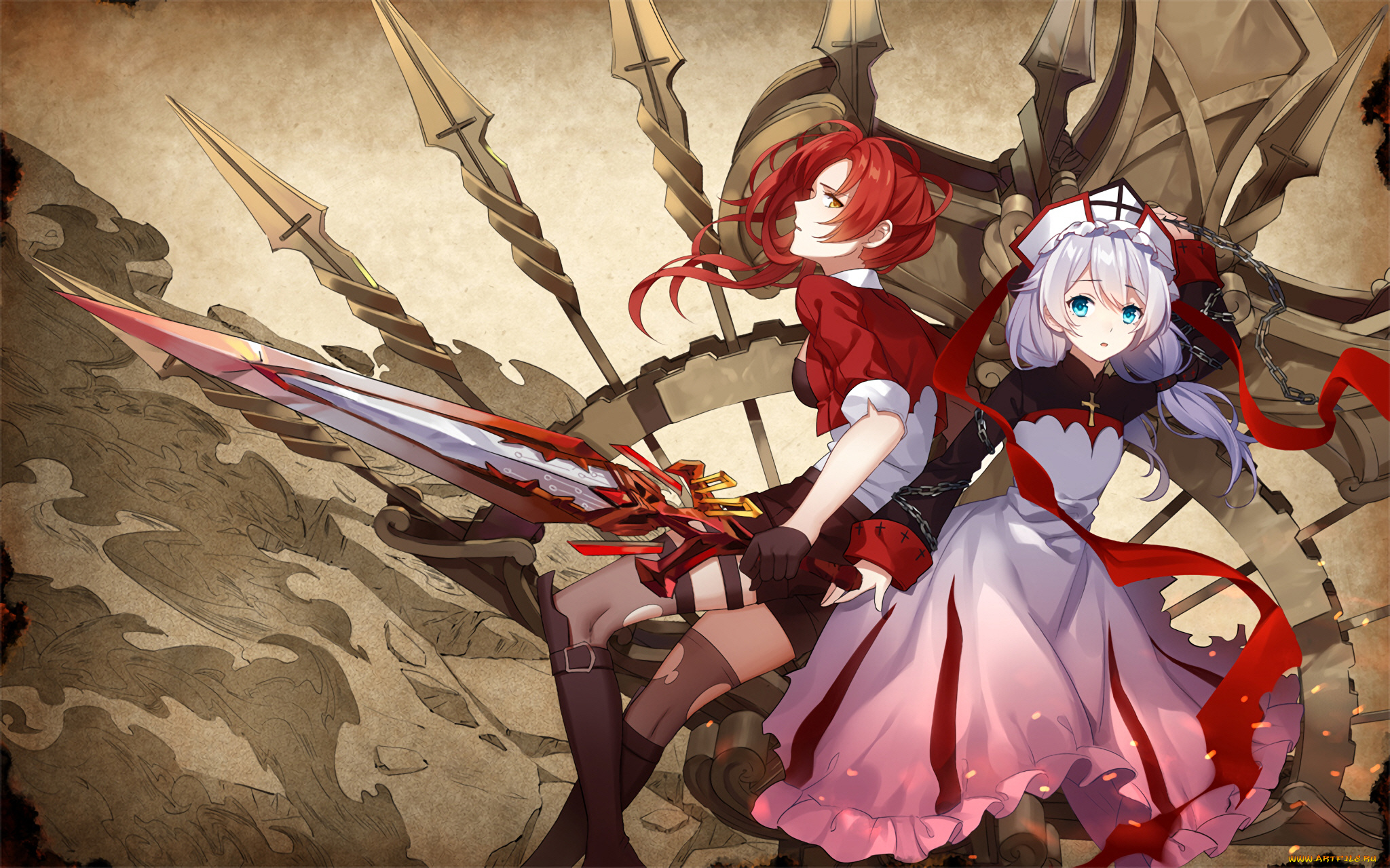 аниме, benghuai, xueyuan, девушки