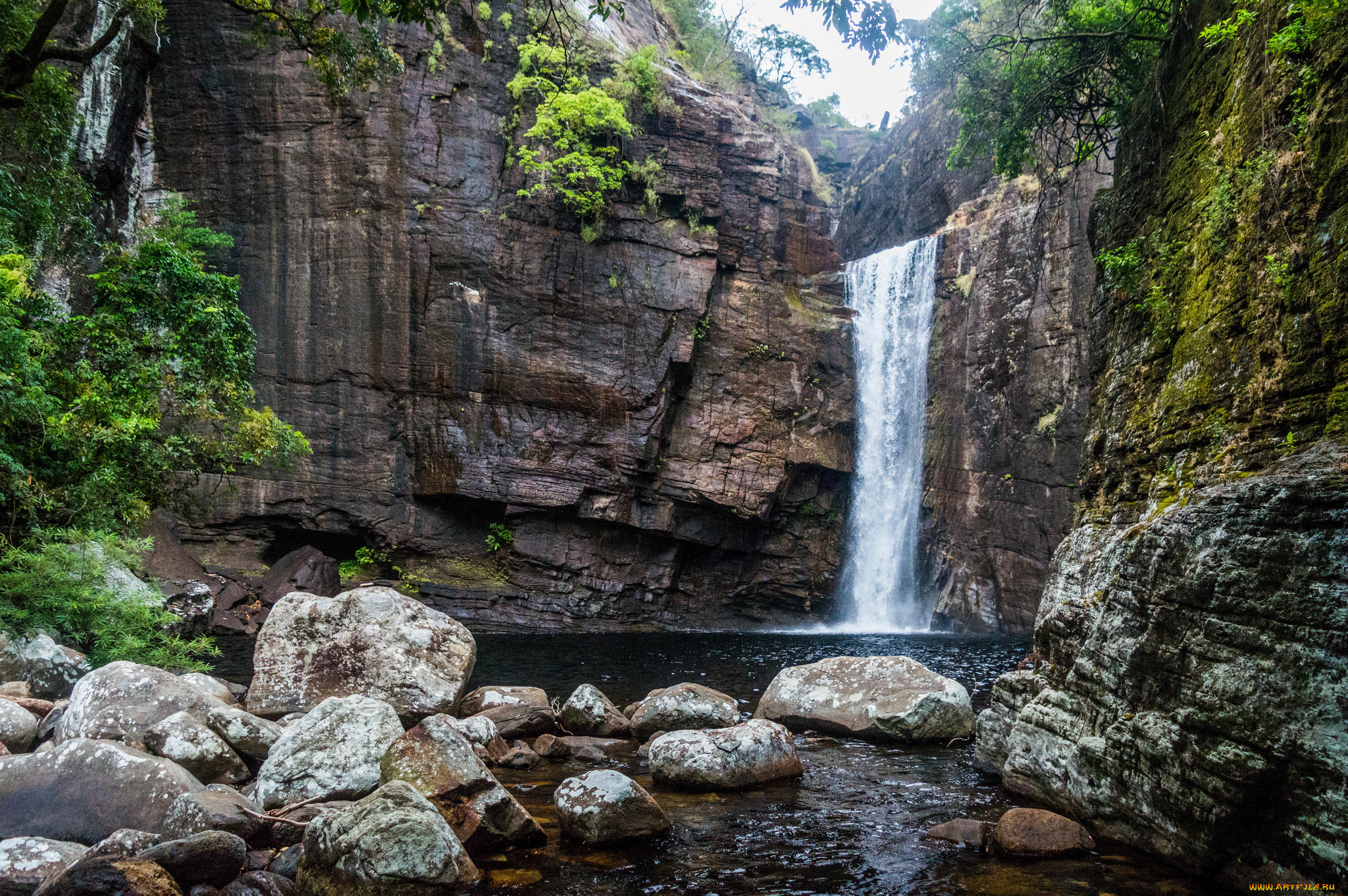природа, водопады, простор