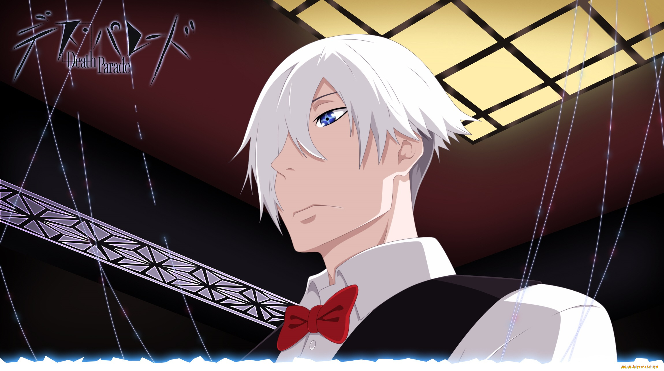 аниме, death, parade, парень