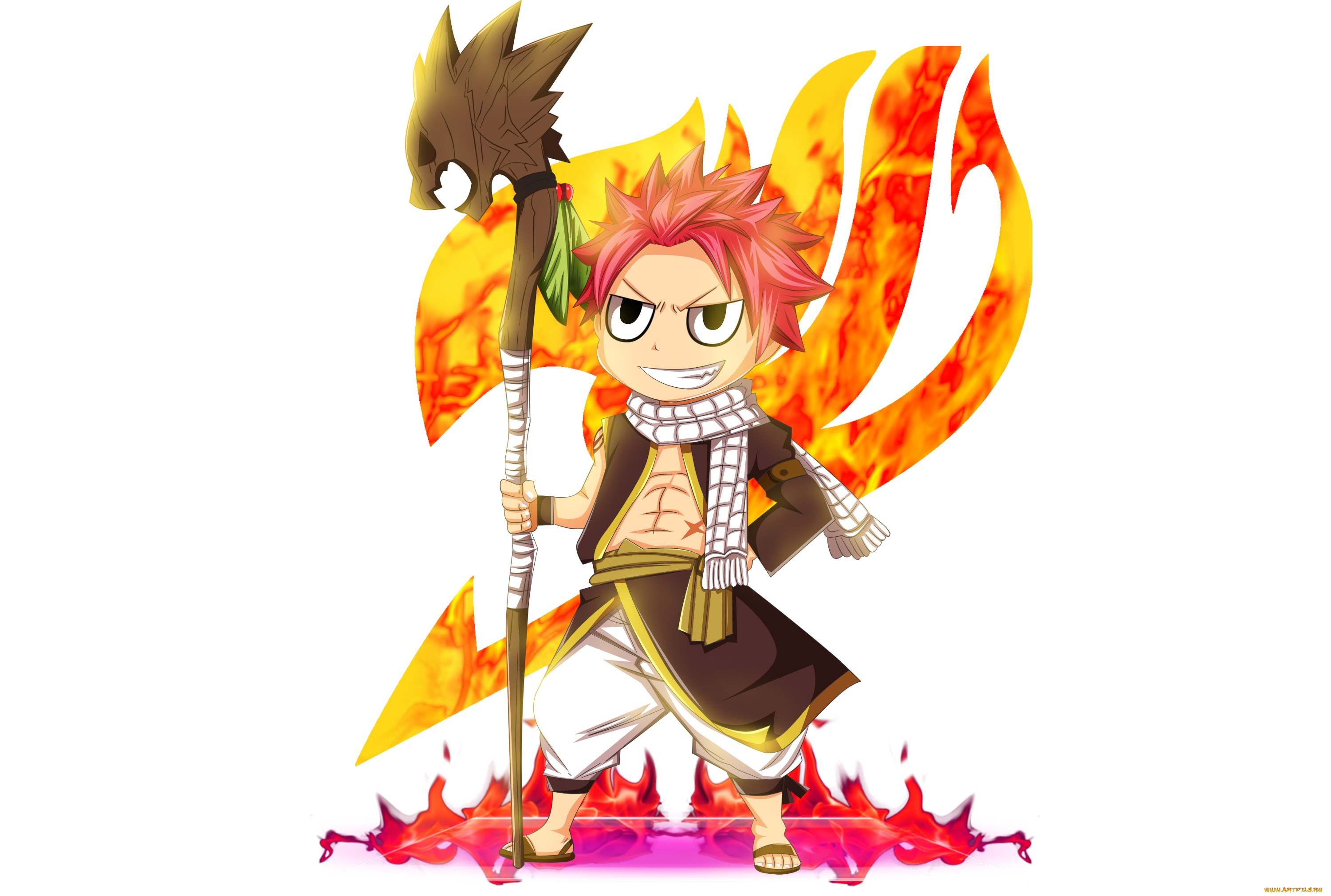 аниме, fairy, tail, хвост, феи