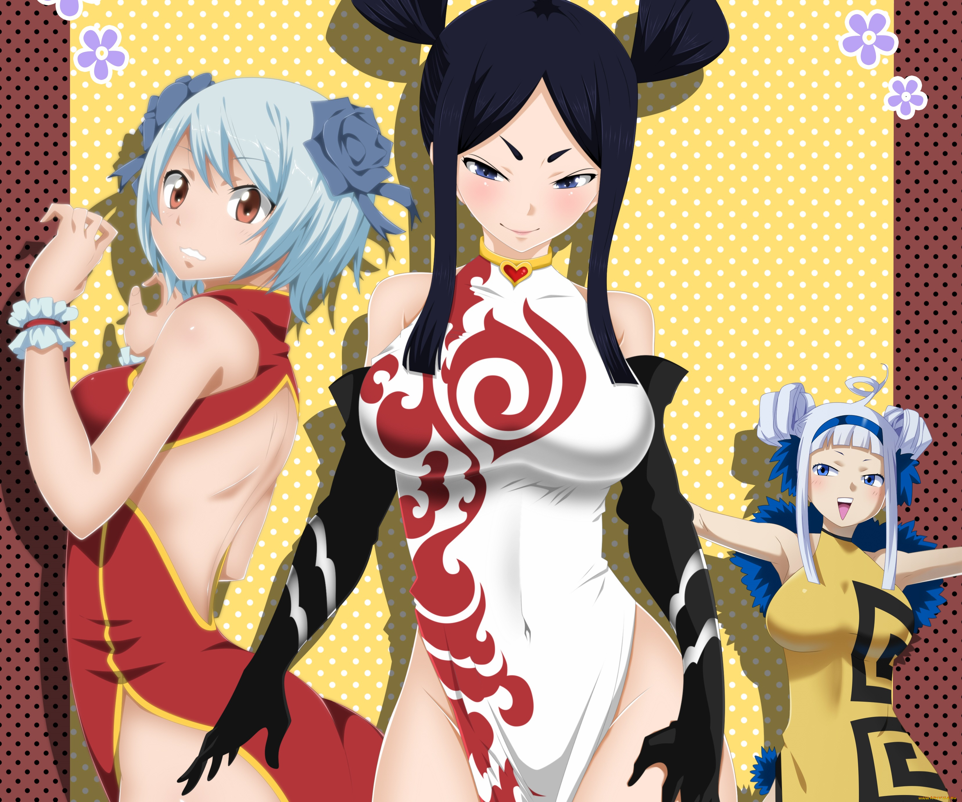 аниме, fairy, tail, девушки