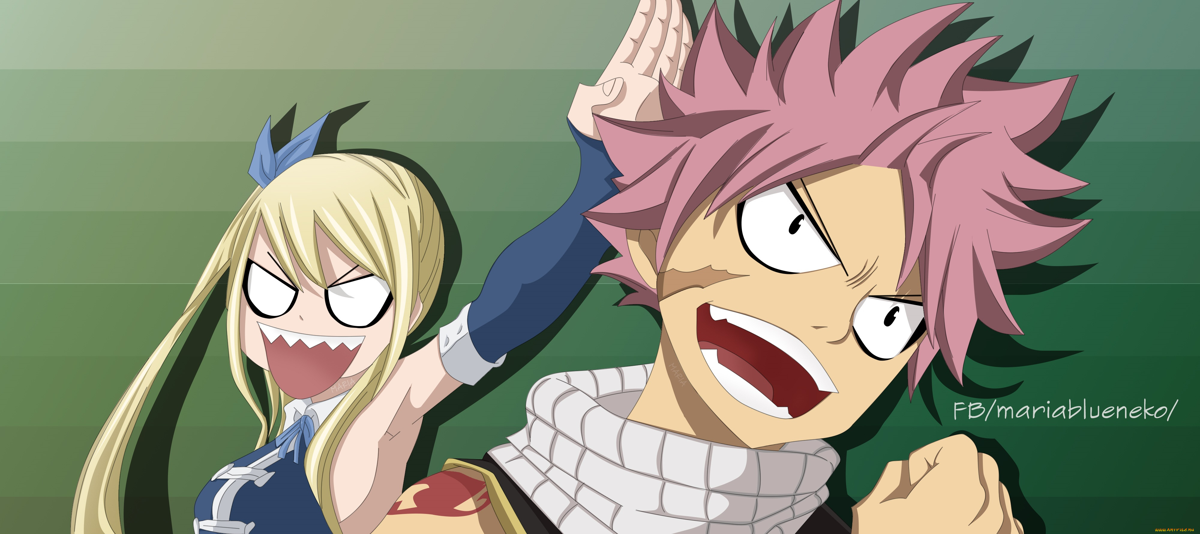 аниме, fairy, tail, хвост, феи