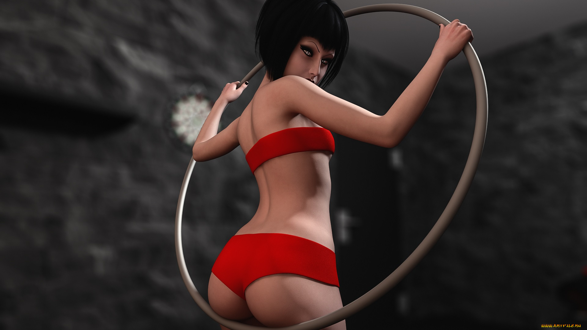 3д, графика, люди, , people, фон, взгляд, девушка