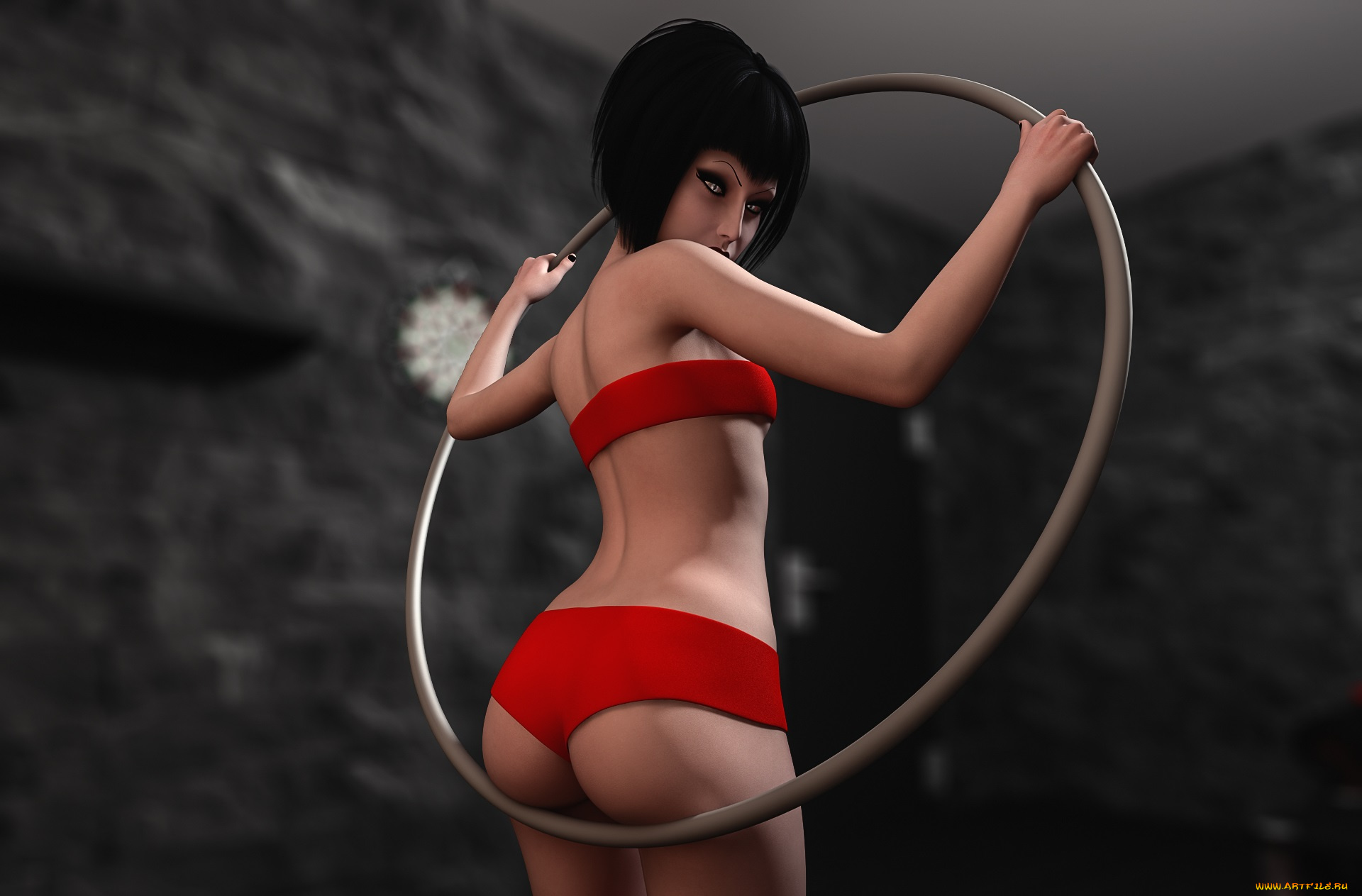 3д, графика, люди, , people, фон, взгляд, девушка