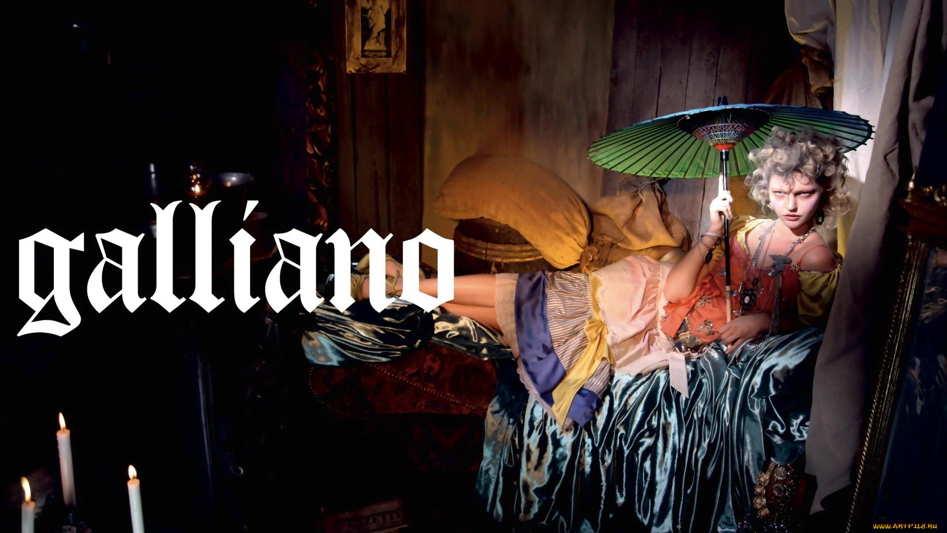 девушки, саша, пивоварова, модель, блондинка, наряд, свечи, зонт, постель