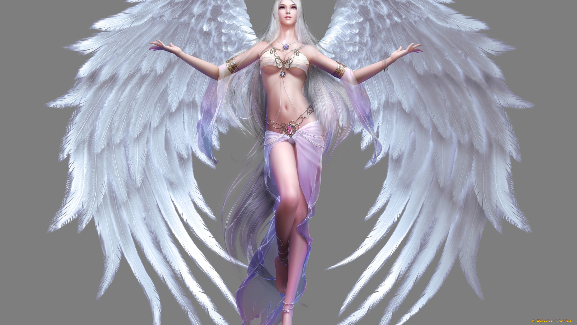 видео, игры, forsaken, world, девушка, ангел, крылья, украшения