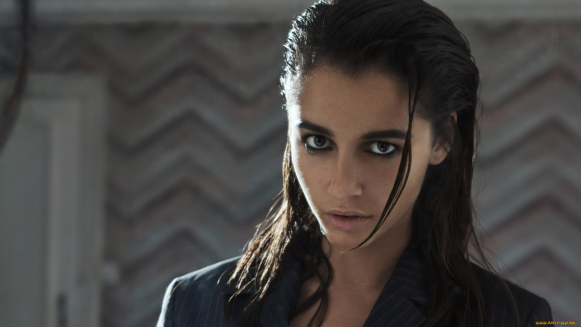 девушки, naomi, scott, брюнетка, лицо, жакет