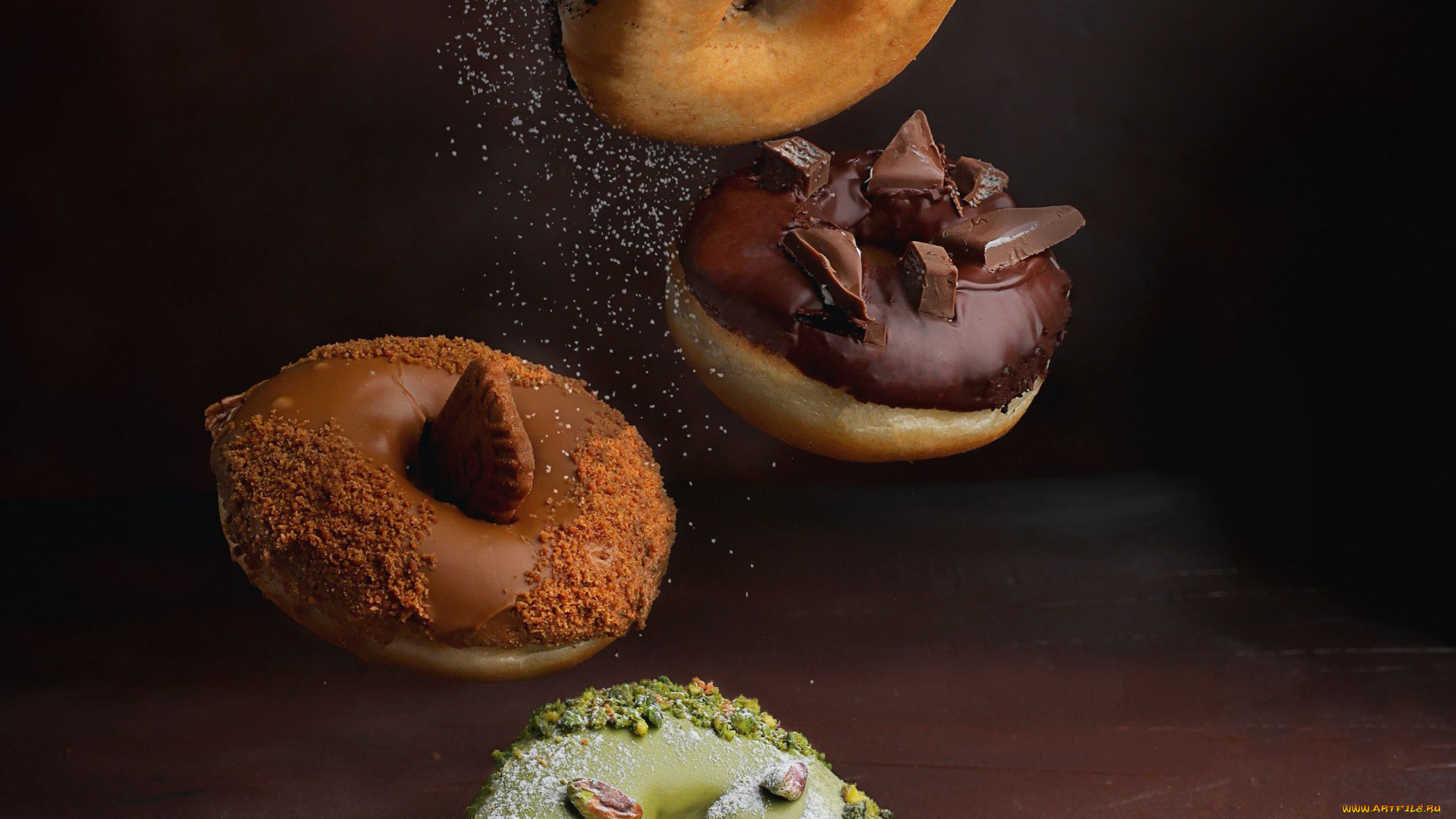 еда, хлеб, , выпечка, пончики