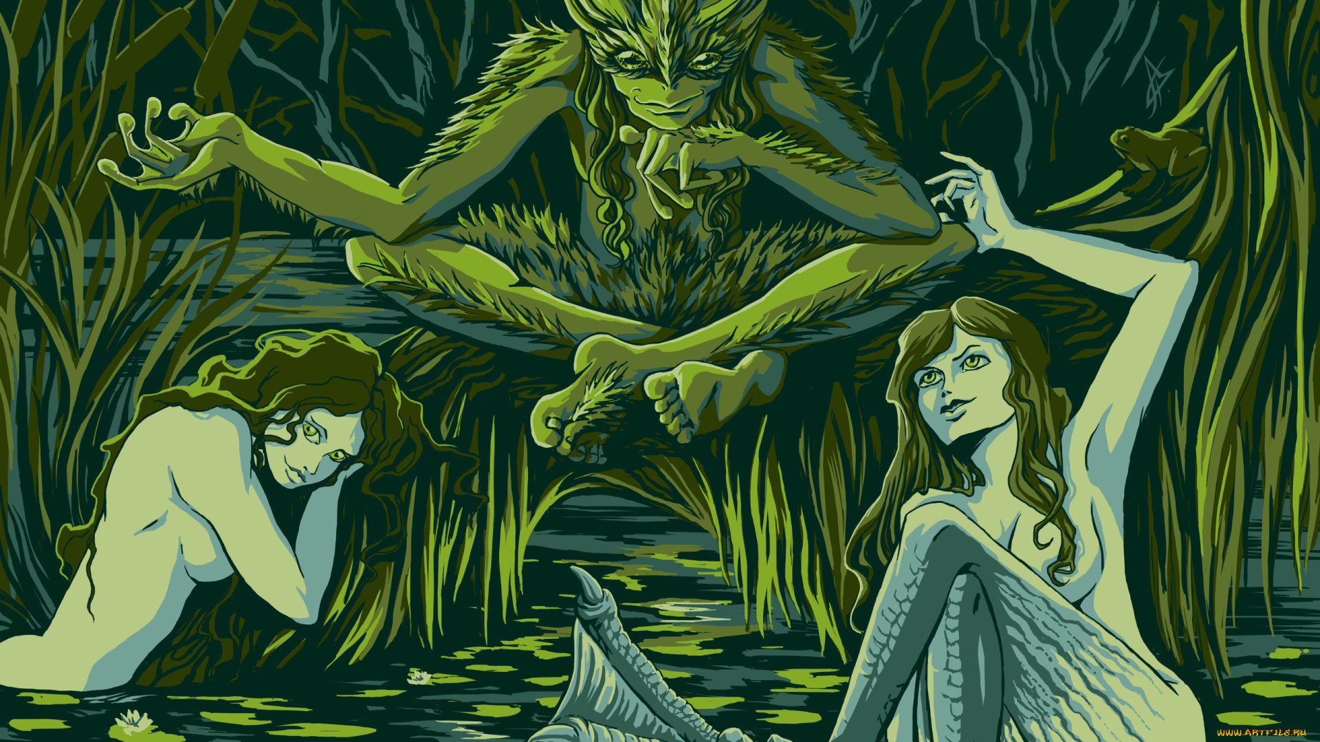 фэнтези, русалки, водяной