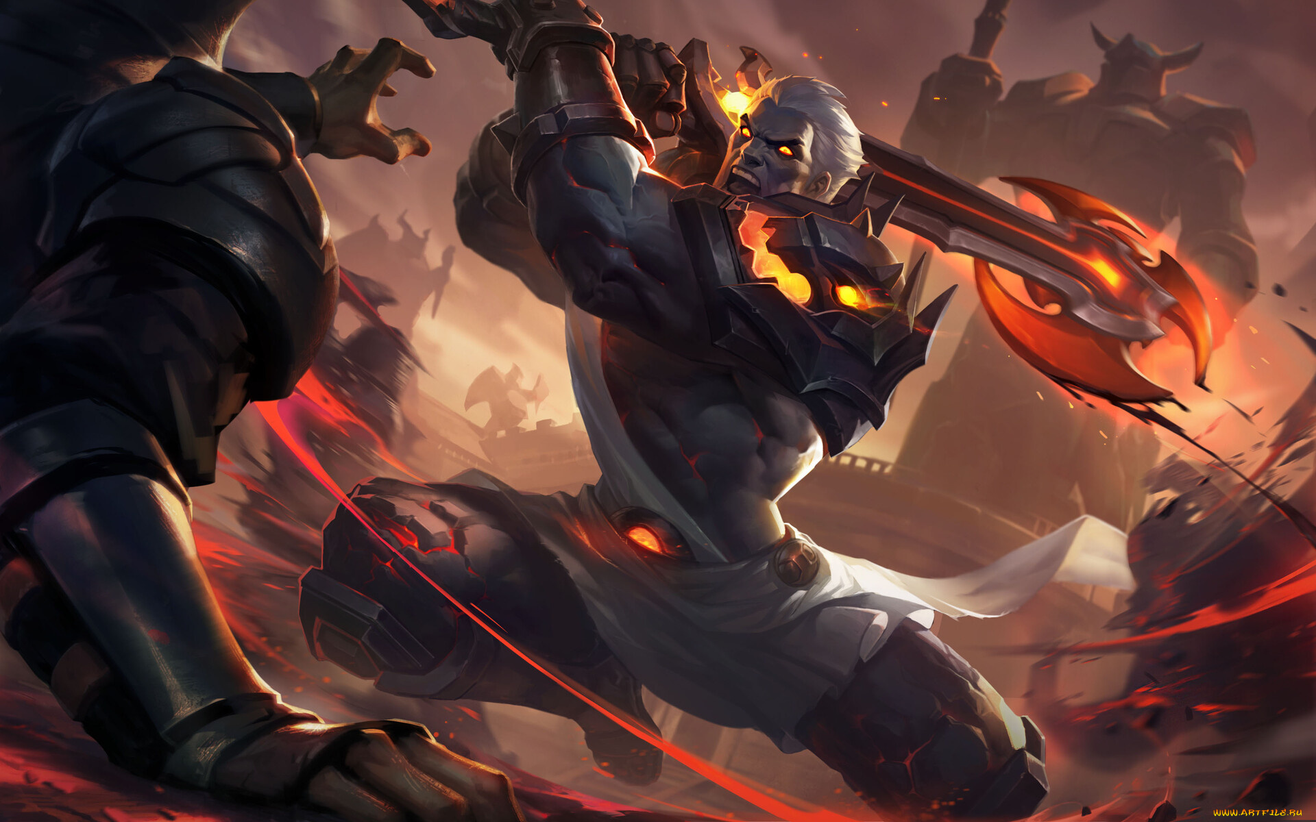 видео, игры, heroes, evolved, бой, топор