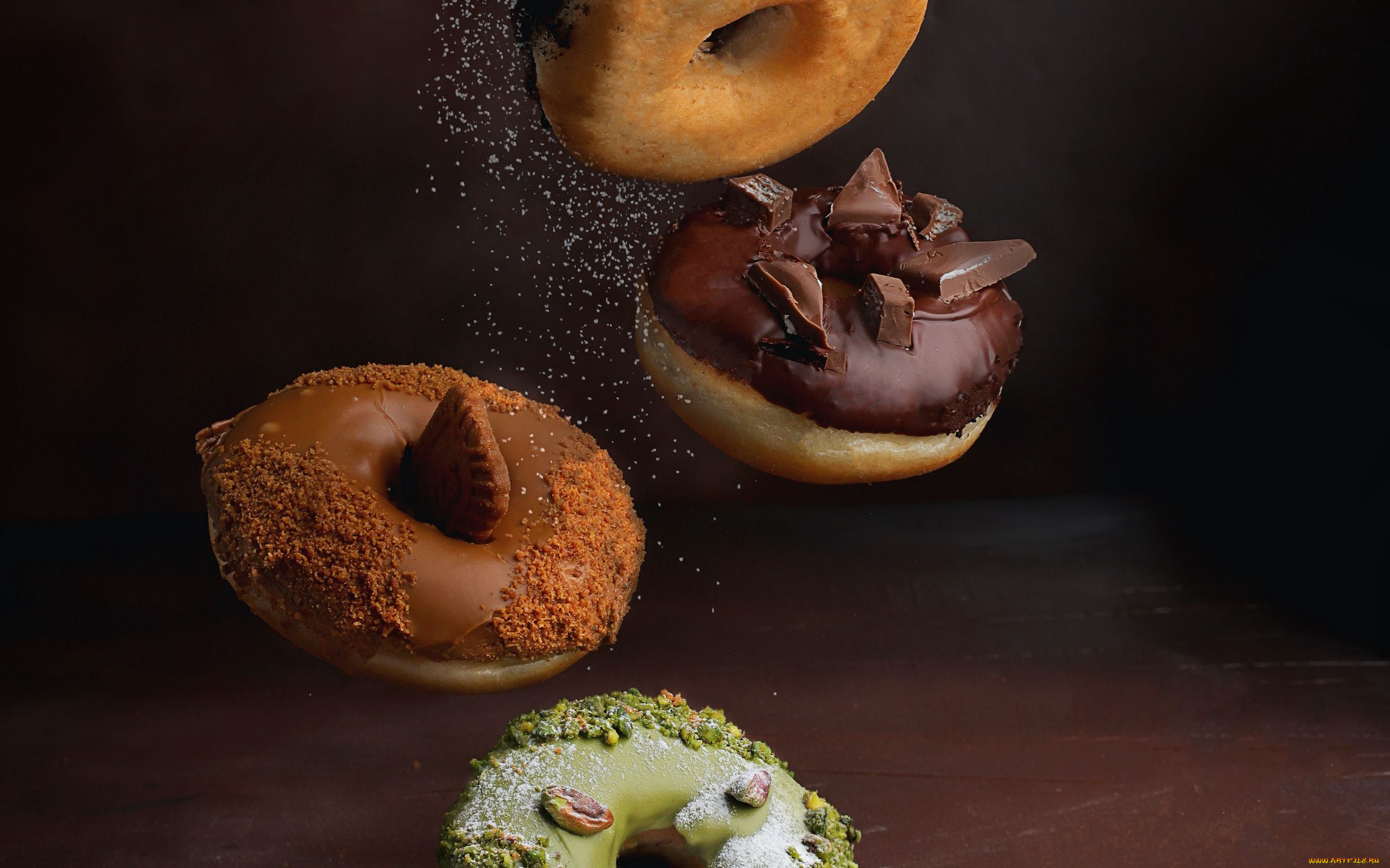 еда, хлеб, , выпечка, пончики