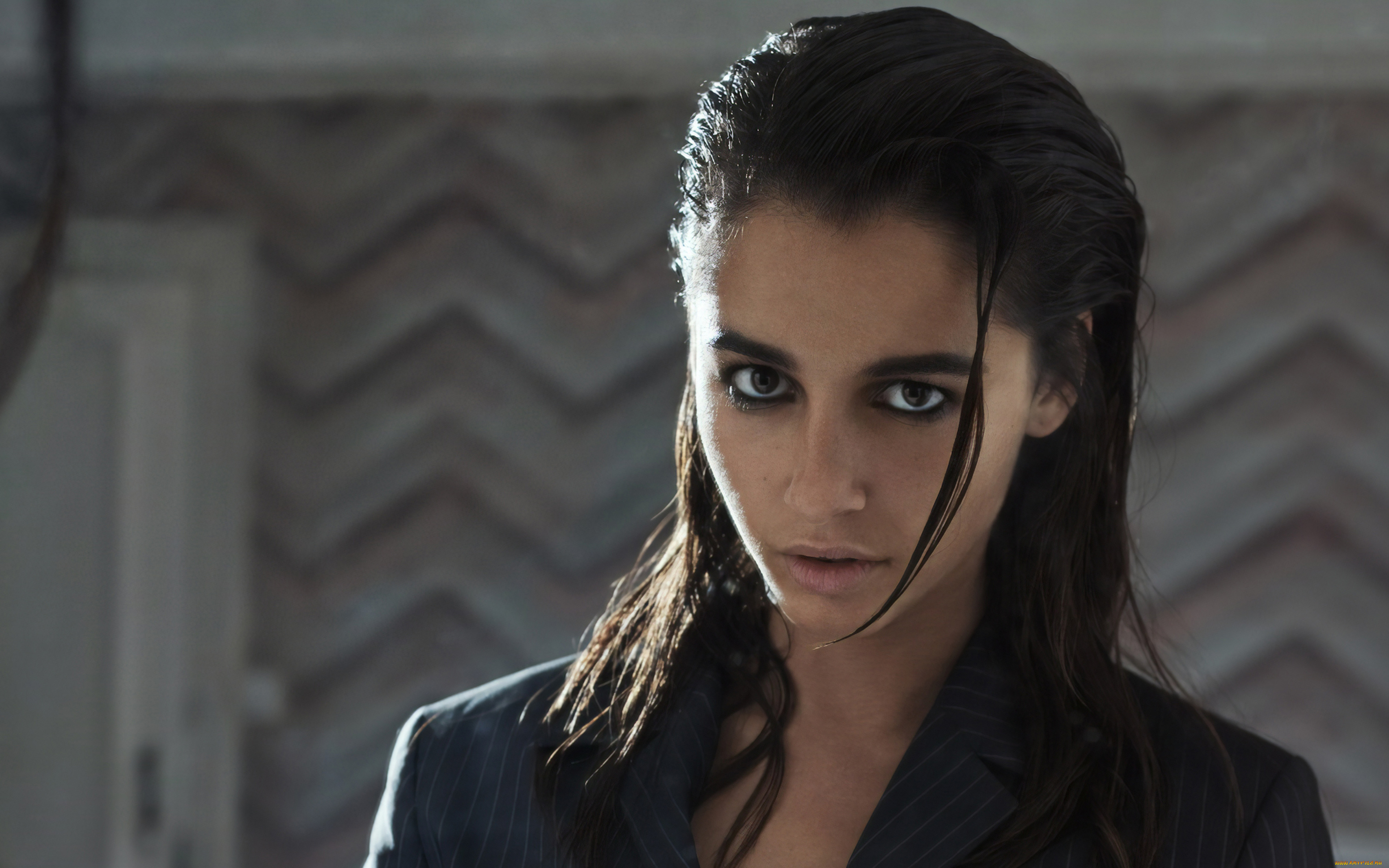 девушки, naomi, scott, брюнетка, лицо, жакет