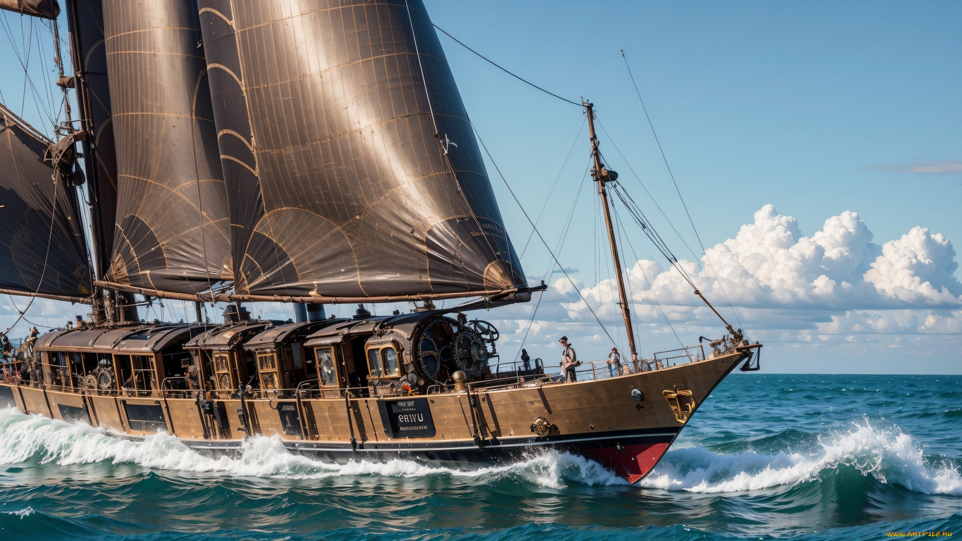 корабли, 3d, нейросети, графика, нейроарт, ai, art, нейронные, сети, рисунки, нейро, искусство