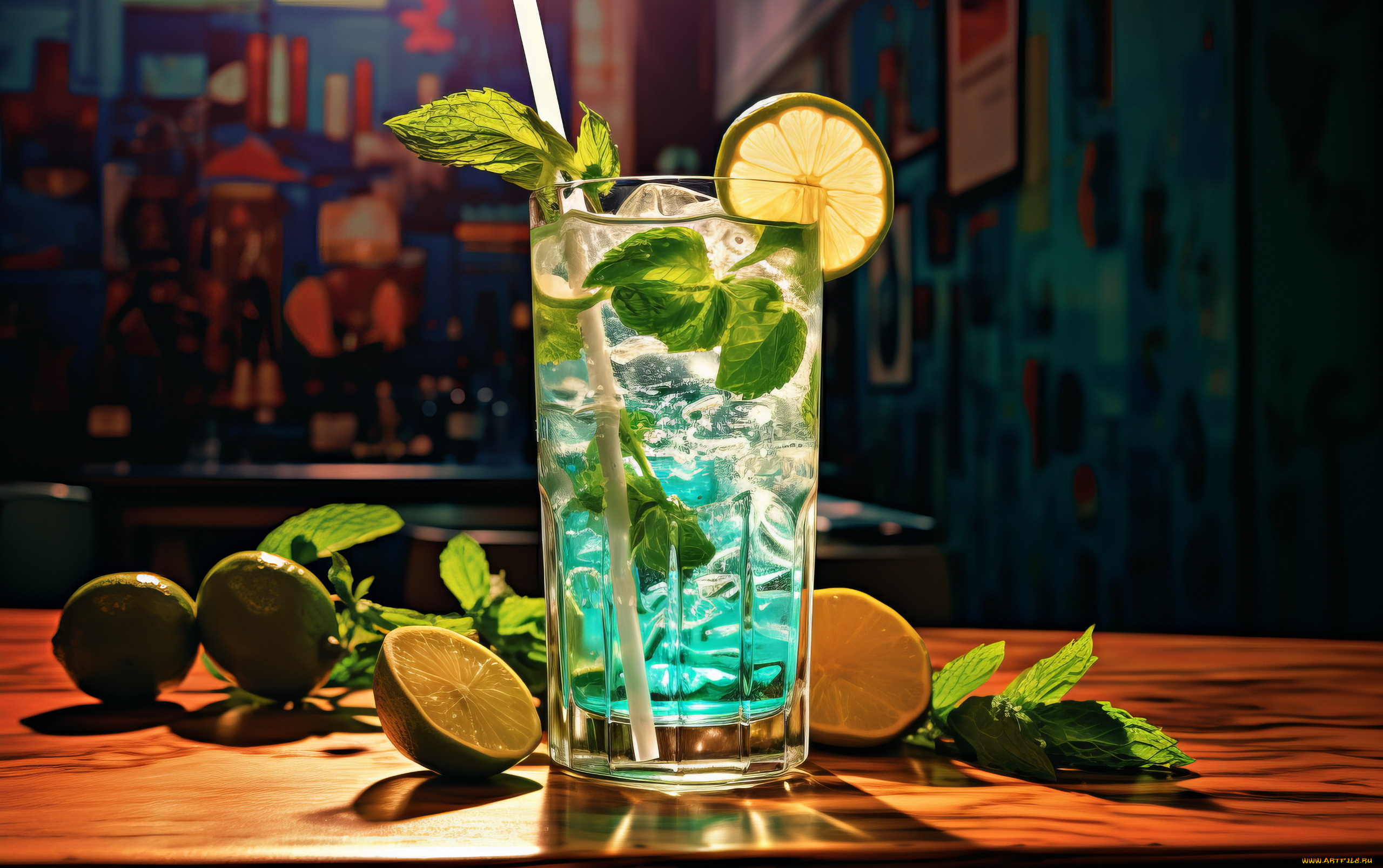 еда, напитки, , коктейль, лайм, коктейль, мята