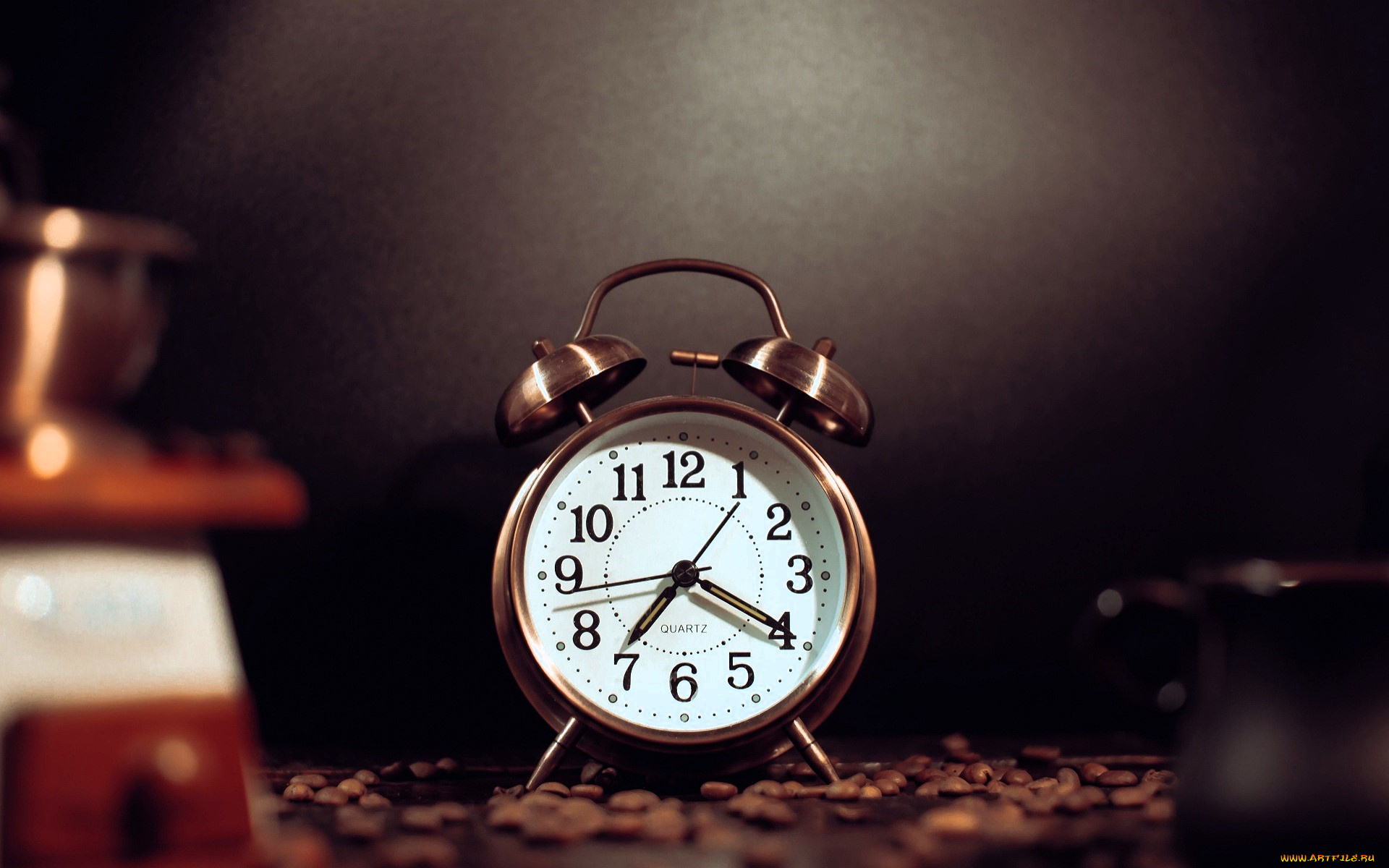 разное, часы, , часовые, механизмы, будильник, зерна, кофе