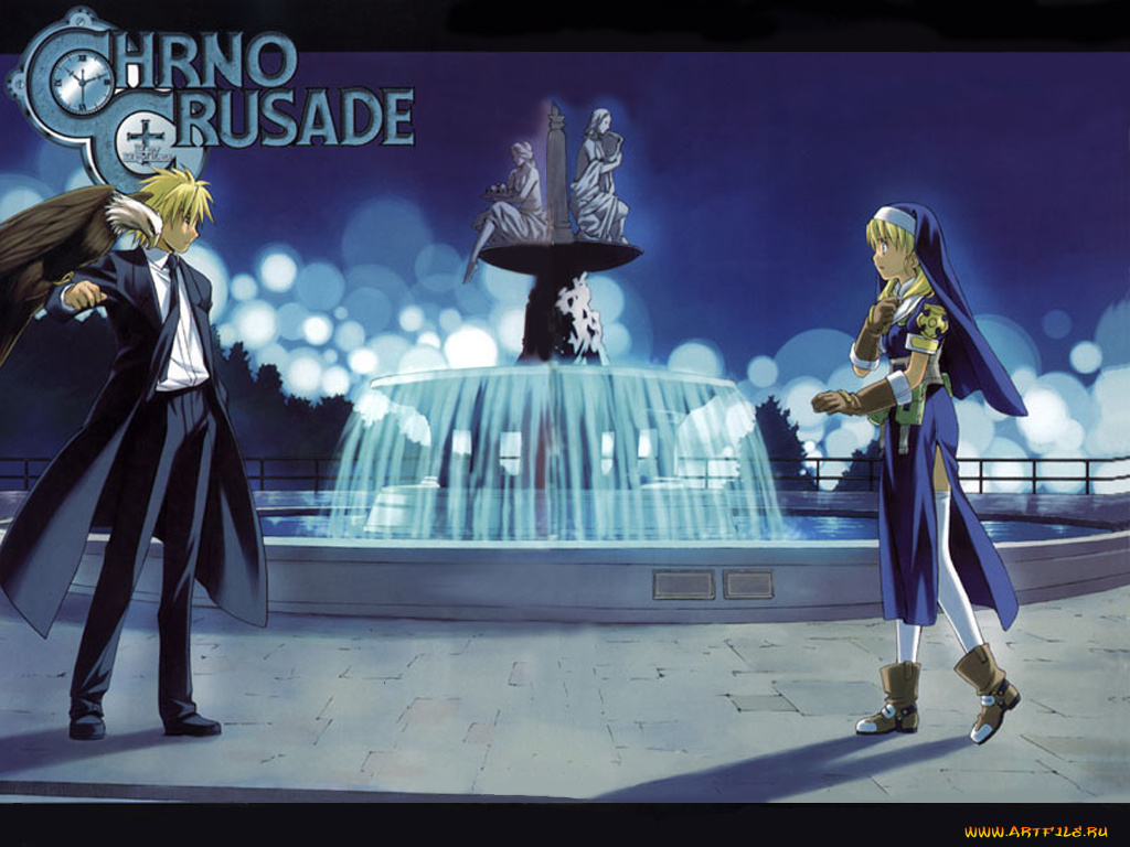 аниме, chrno, crusade
