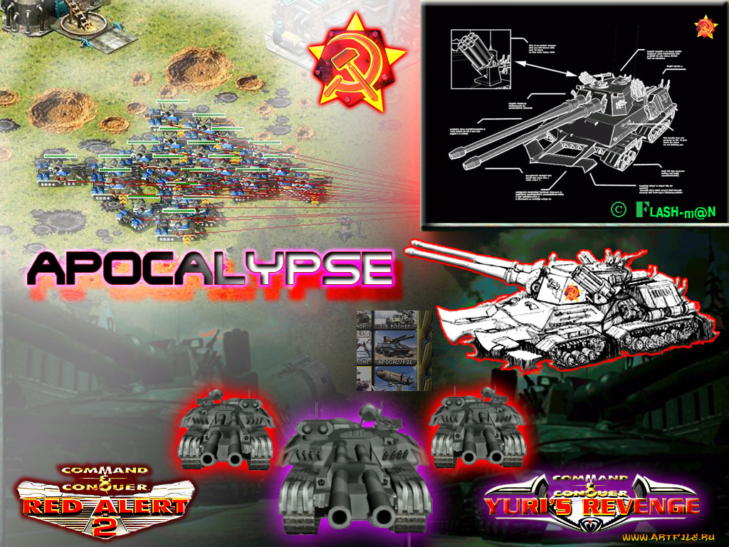 видео, игры, command, conquer, red, alert