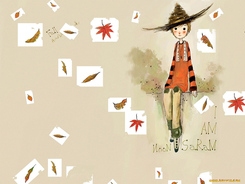 рисованные, дети